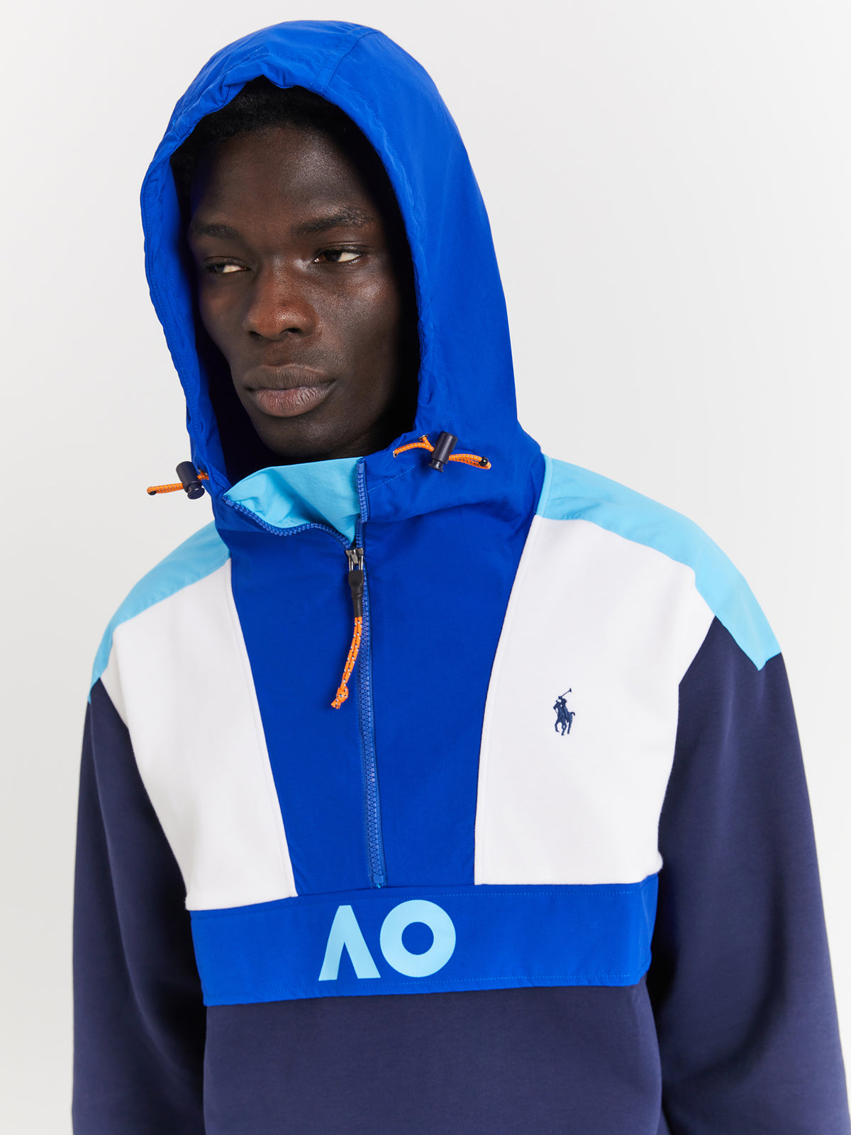 Polo Ralph Lauren Australian Open Jacket in French Navy & Multi | French Navy Multi