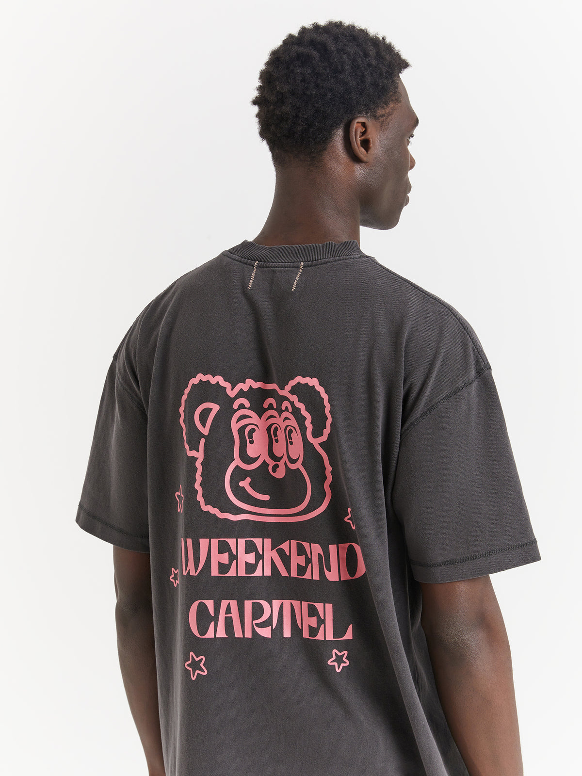 Weekend Cartel Mutant T-Shirt in Washed Black | Washed Black