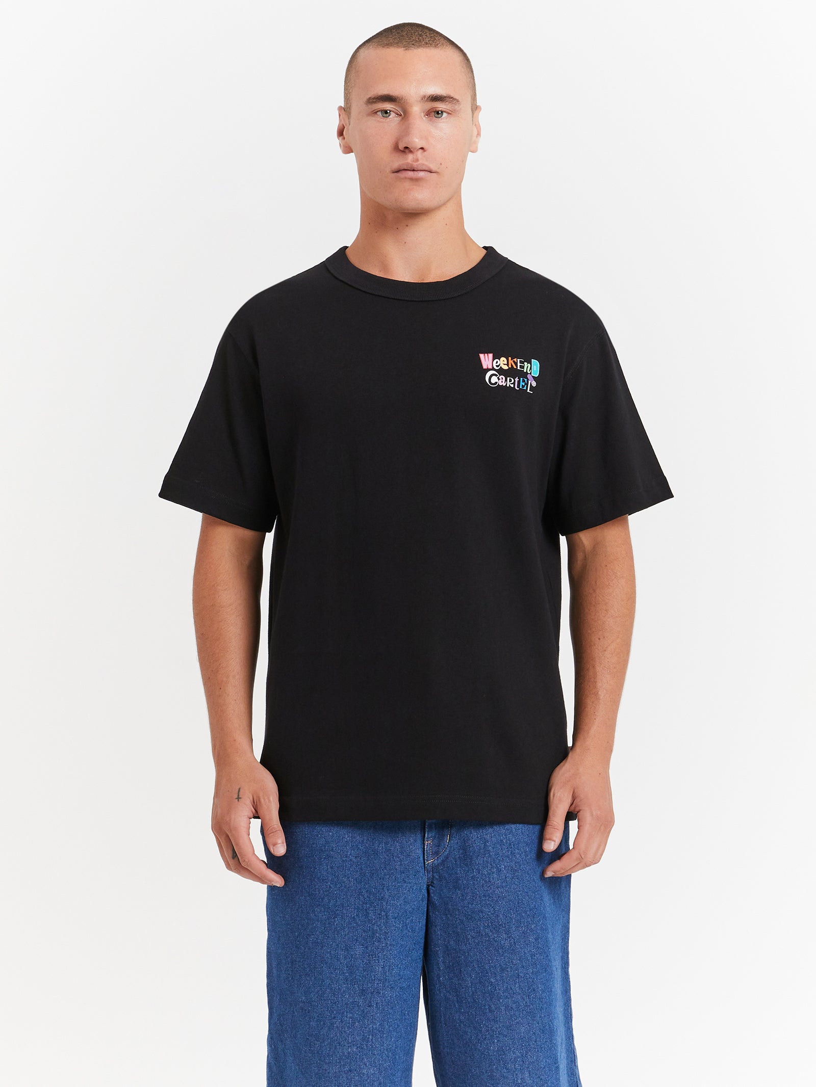 Weekend cartel Ransom T-Shirt in Black Black | Glue Store