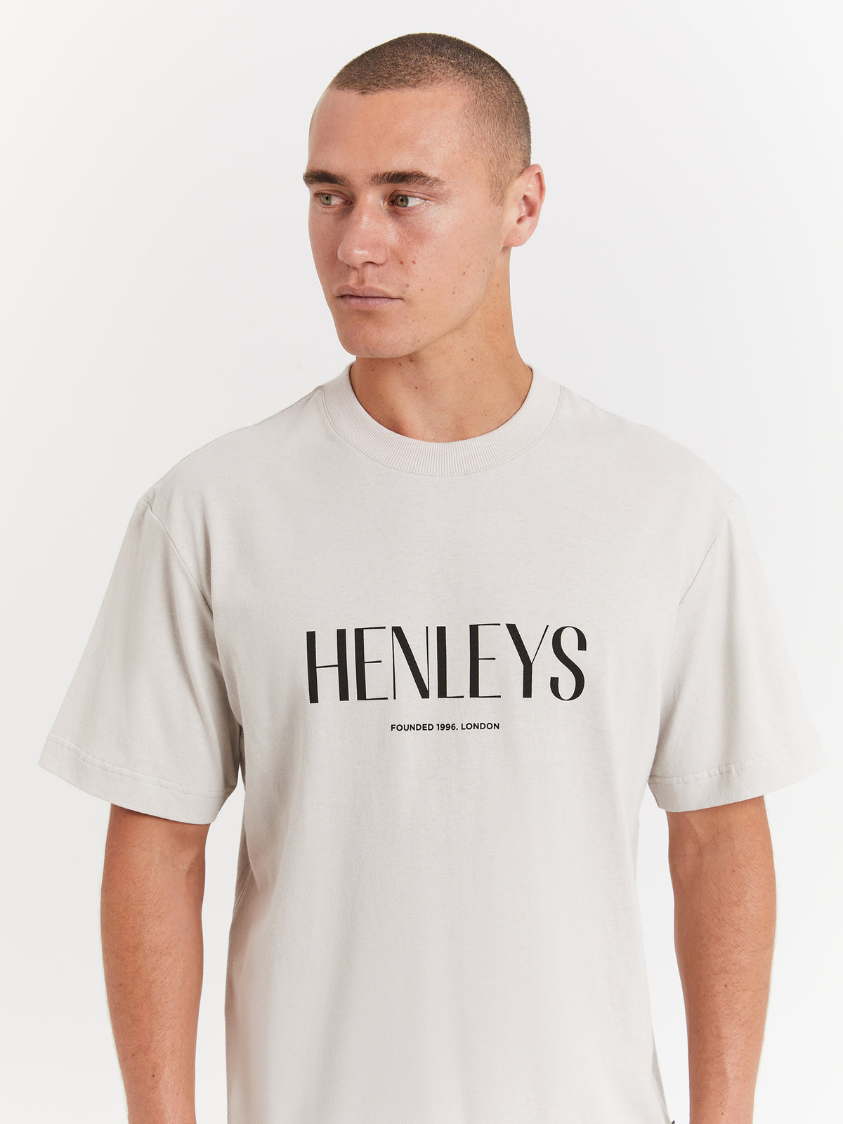 Henleys Baseline T-Shirt in Snow | Snow