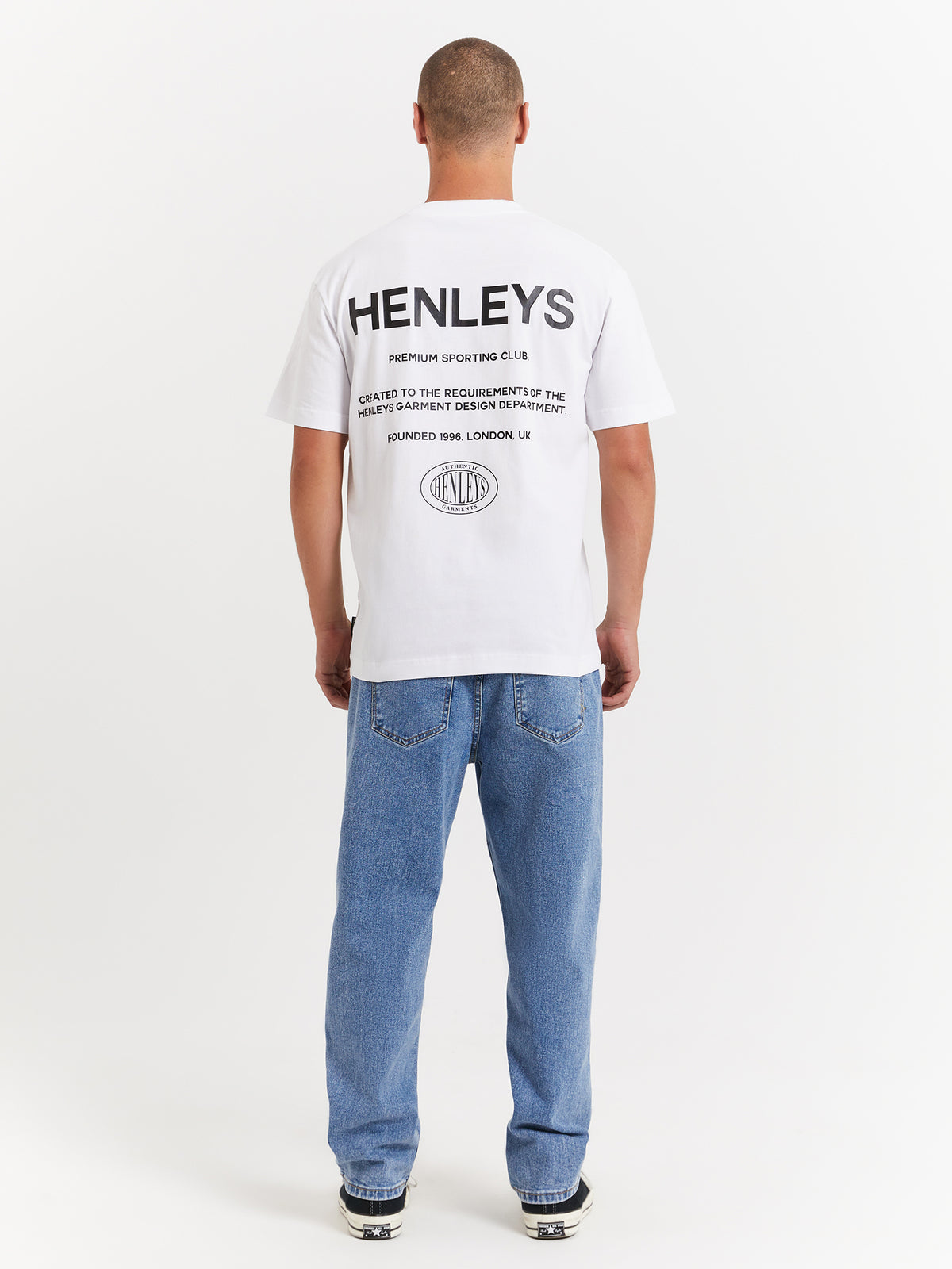 Henleys Statement T-Shirt in White | White