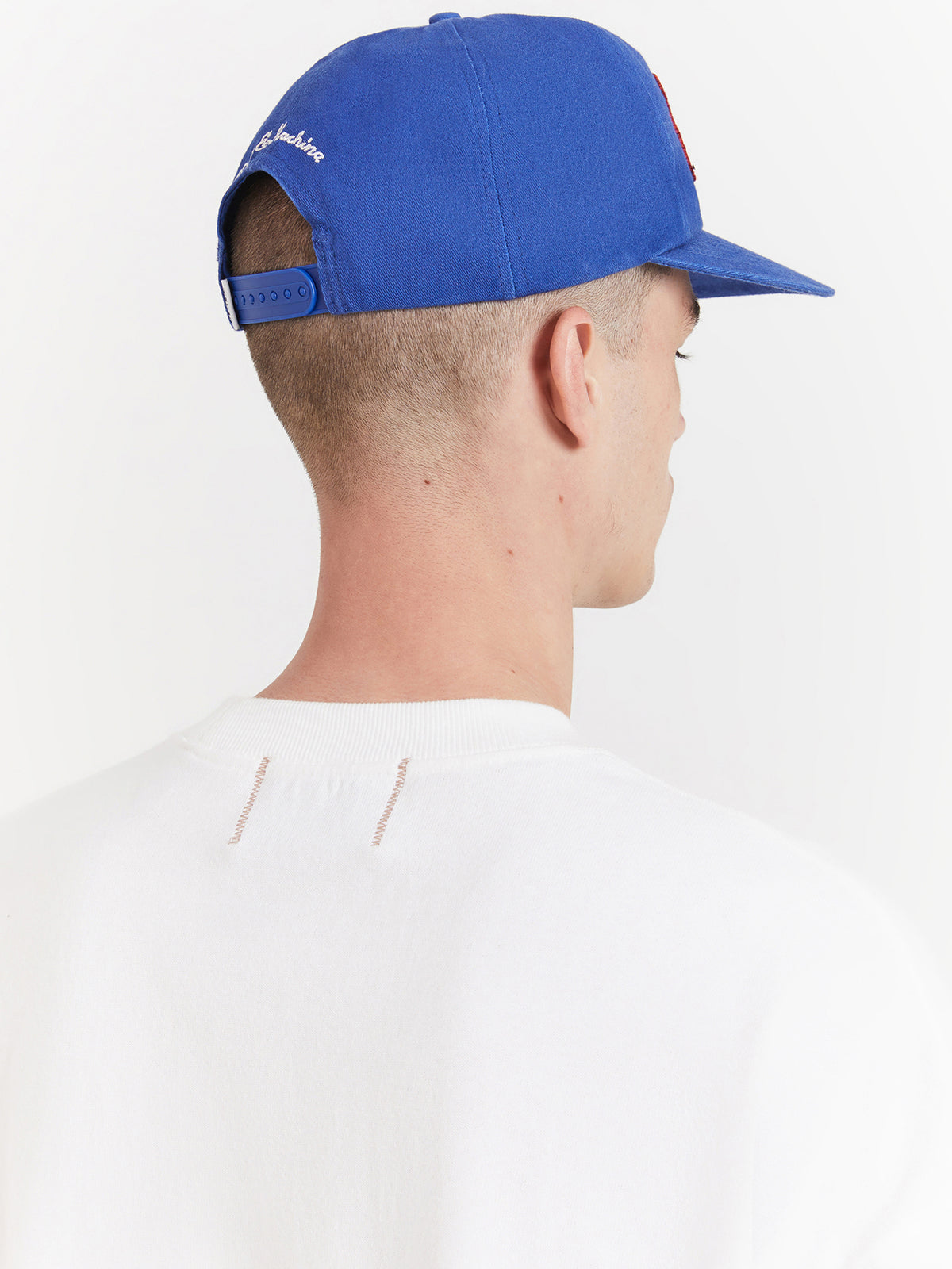 Deus Frank Soft Trucker Hat in Work Blue | Work Blue