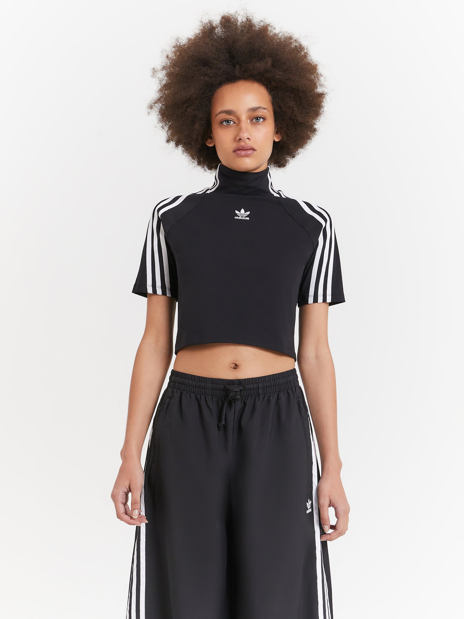 Adidas Adilenium Short Sleeve Top in Black Black | Glue Store