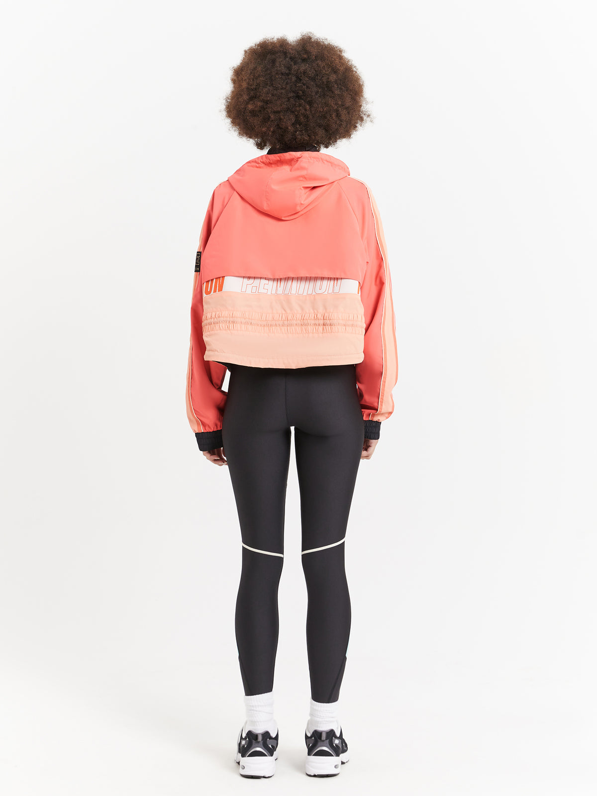 Pe Nation Cropped Man Down Jacket in Diva Pink | Pink