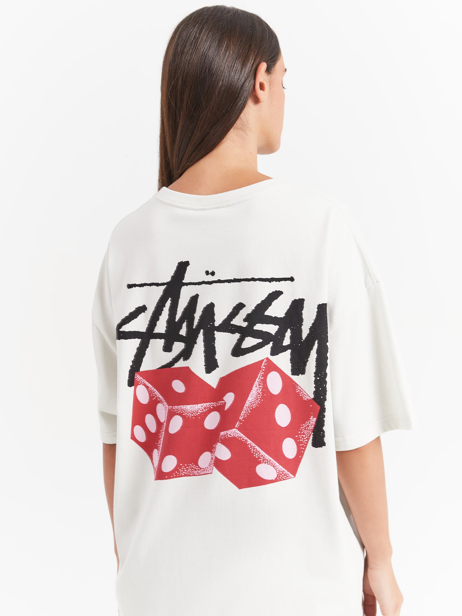 STUSSY☆Pair Of Dice Heavyweight リラックスTシャツ 