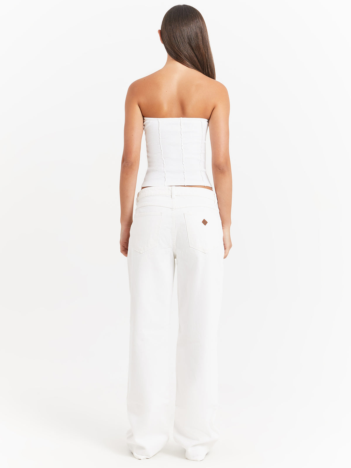 Abrand 99 Baggy Jeans in Pearl White | Pearl