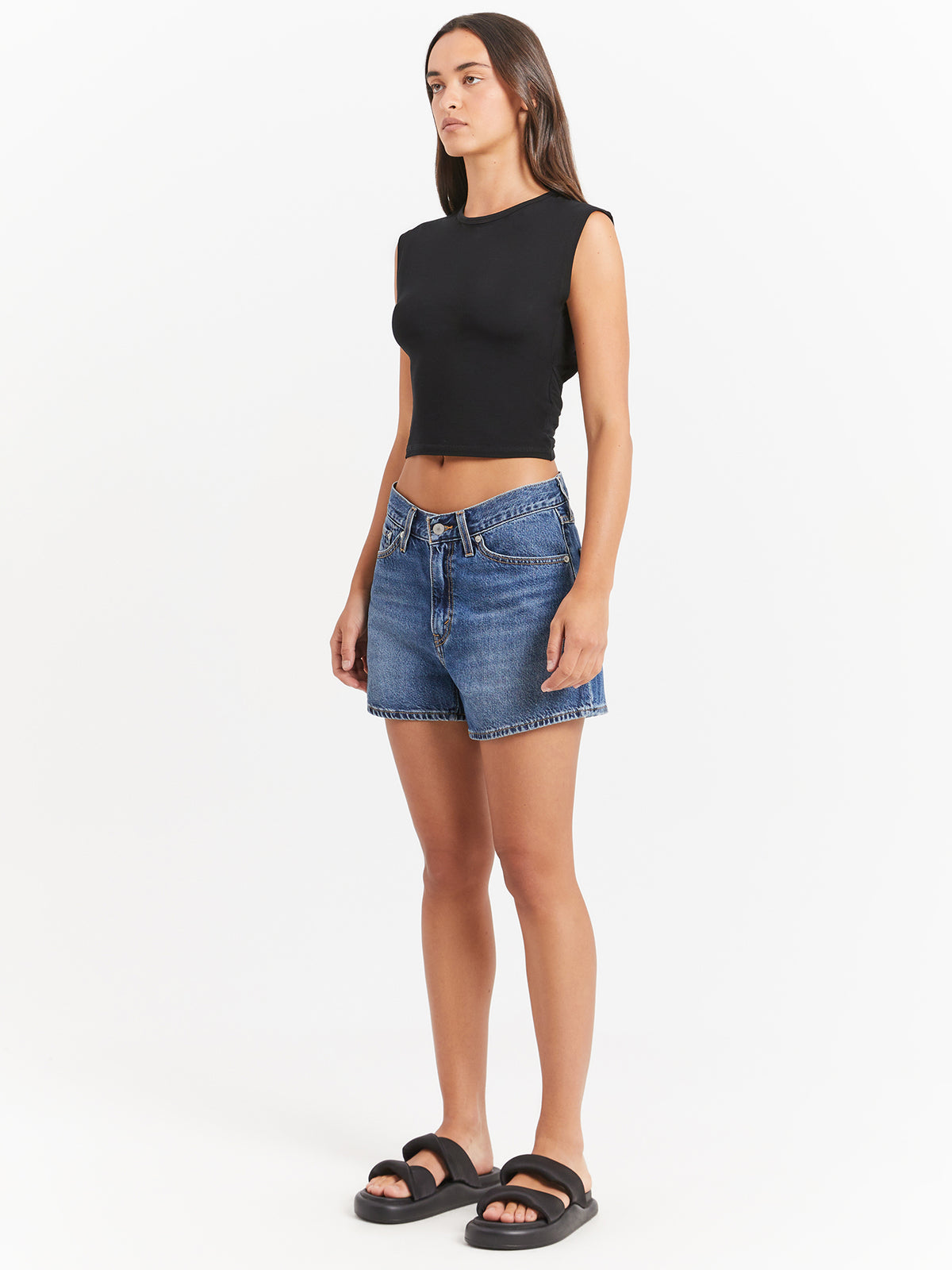 Levis 80s Mom Denim Shorts in You Sure Can Blue | You Sure Can