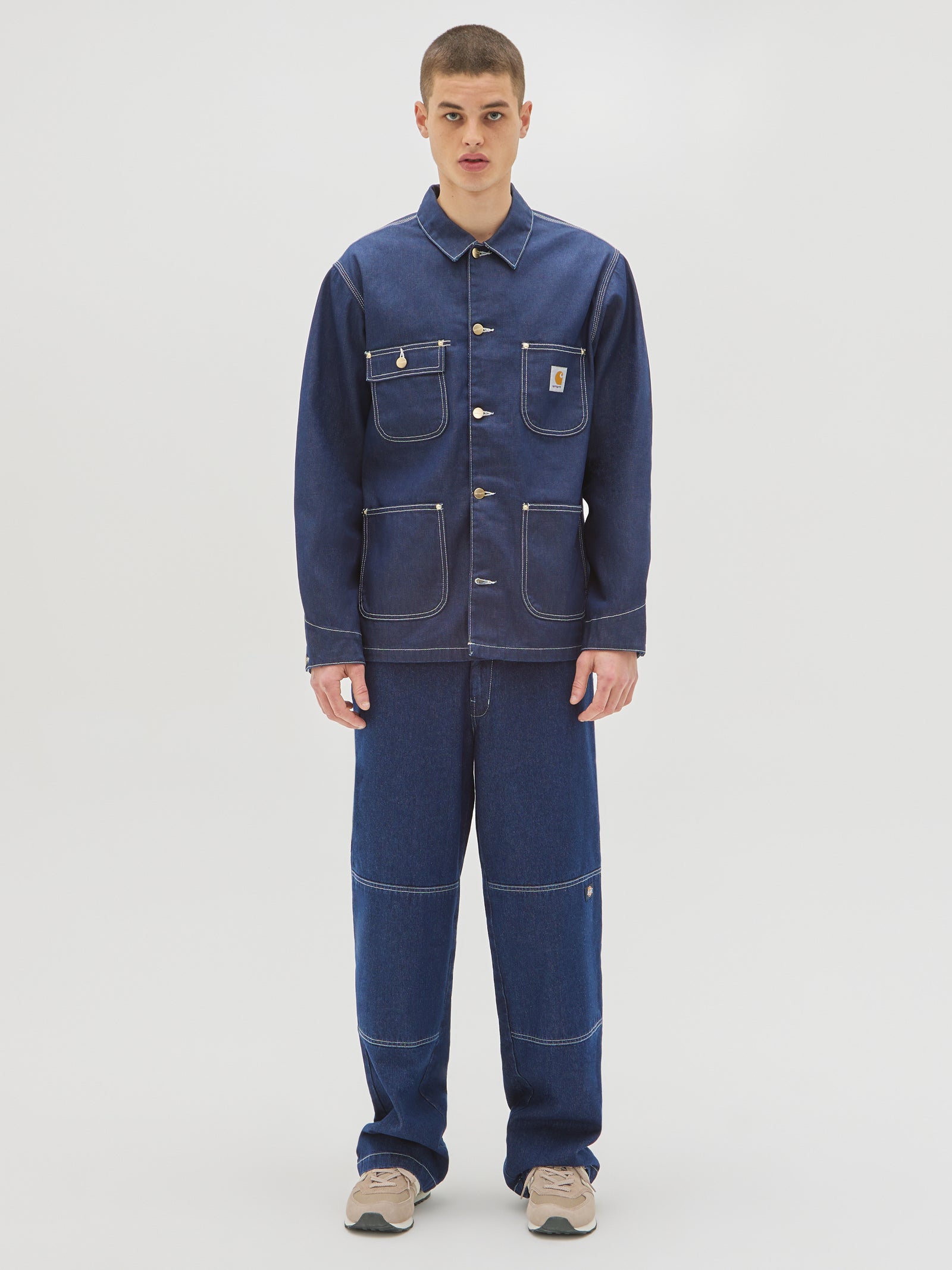 CARHARTT WIP OG Chore Coat - Blue / Black