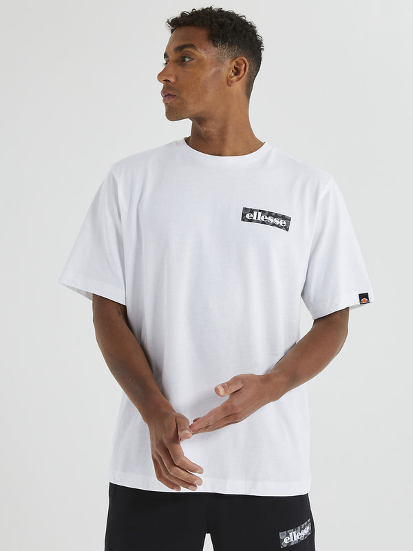 Ellesse Indomita Oversized T-Shirt in White White | Glue Store