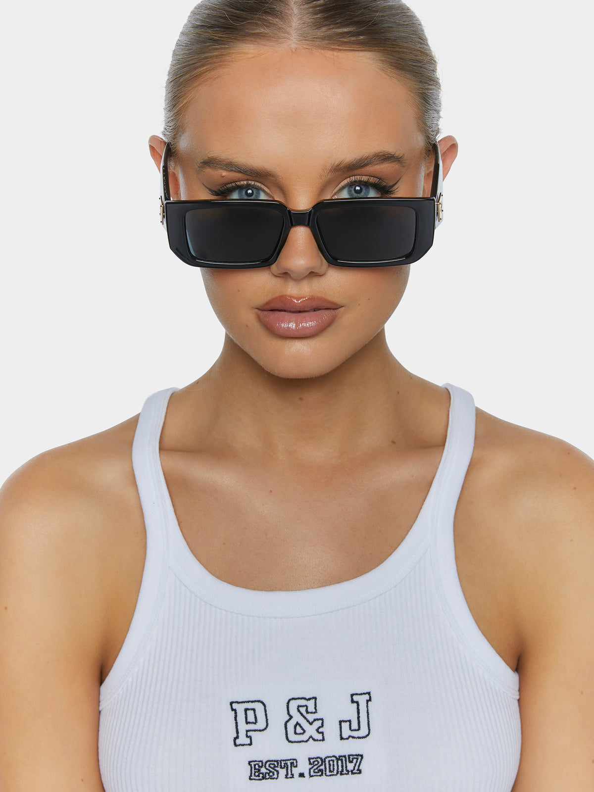 Peta And Jain Evans Sunglasses in Black | Black