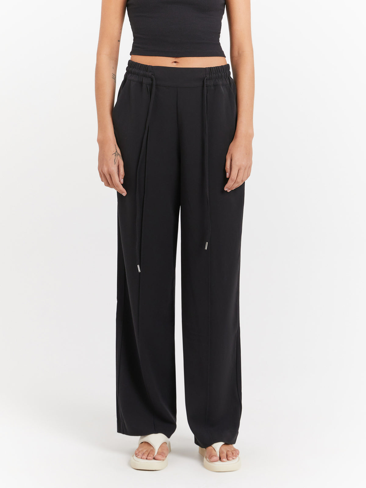 Ena Pelly Macy Woven Pants in Black | Black