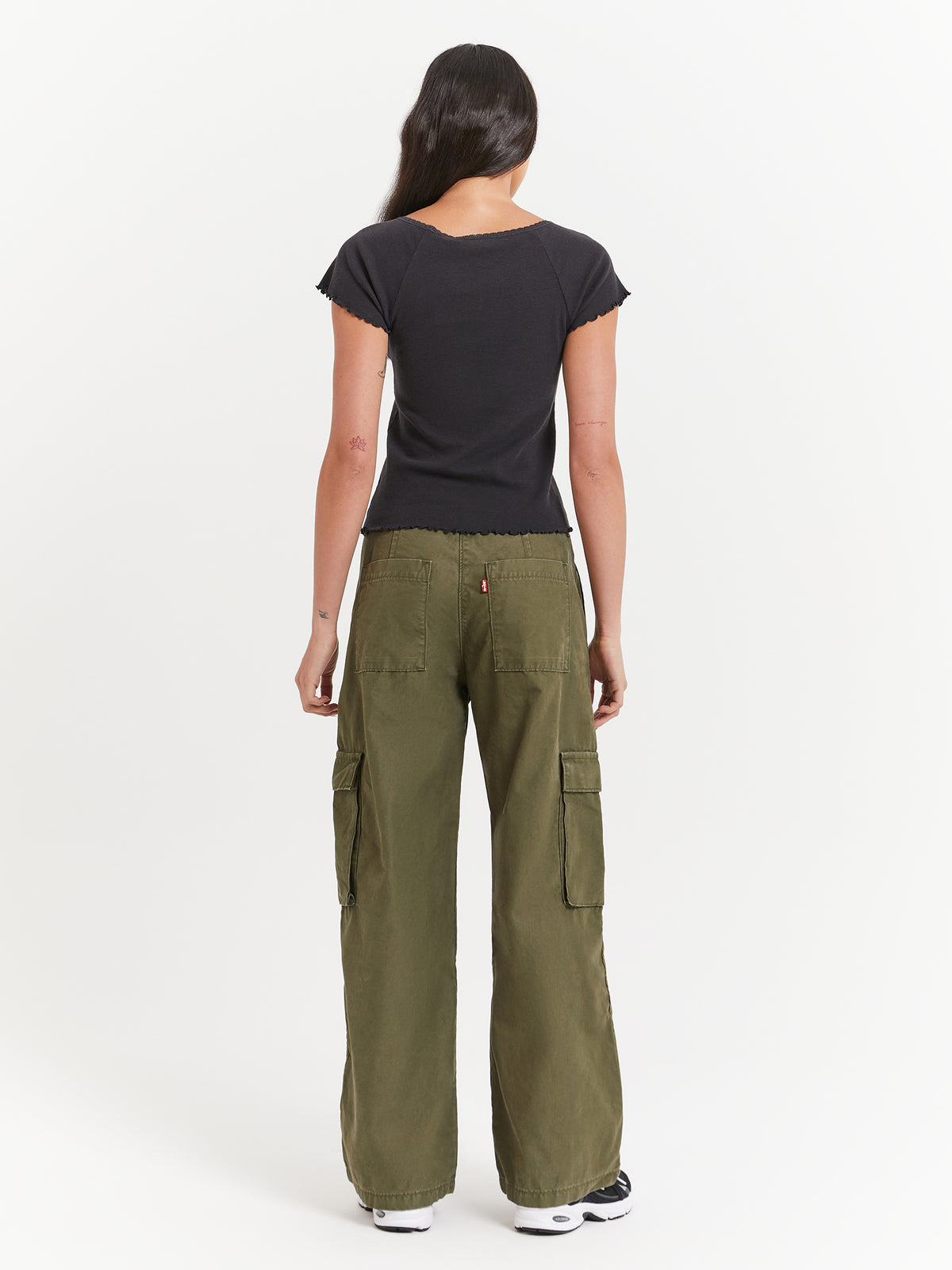 Levis Baggy Cargo Pants in Olive Night Green | Olive