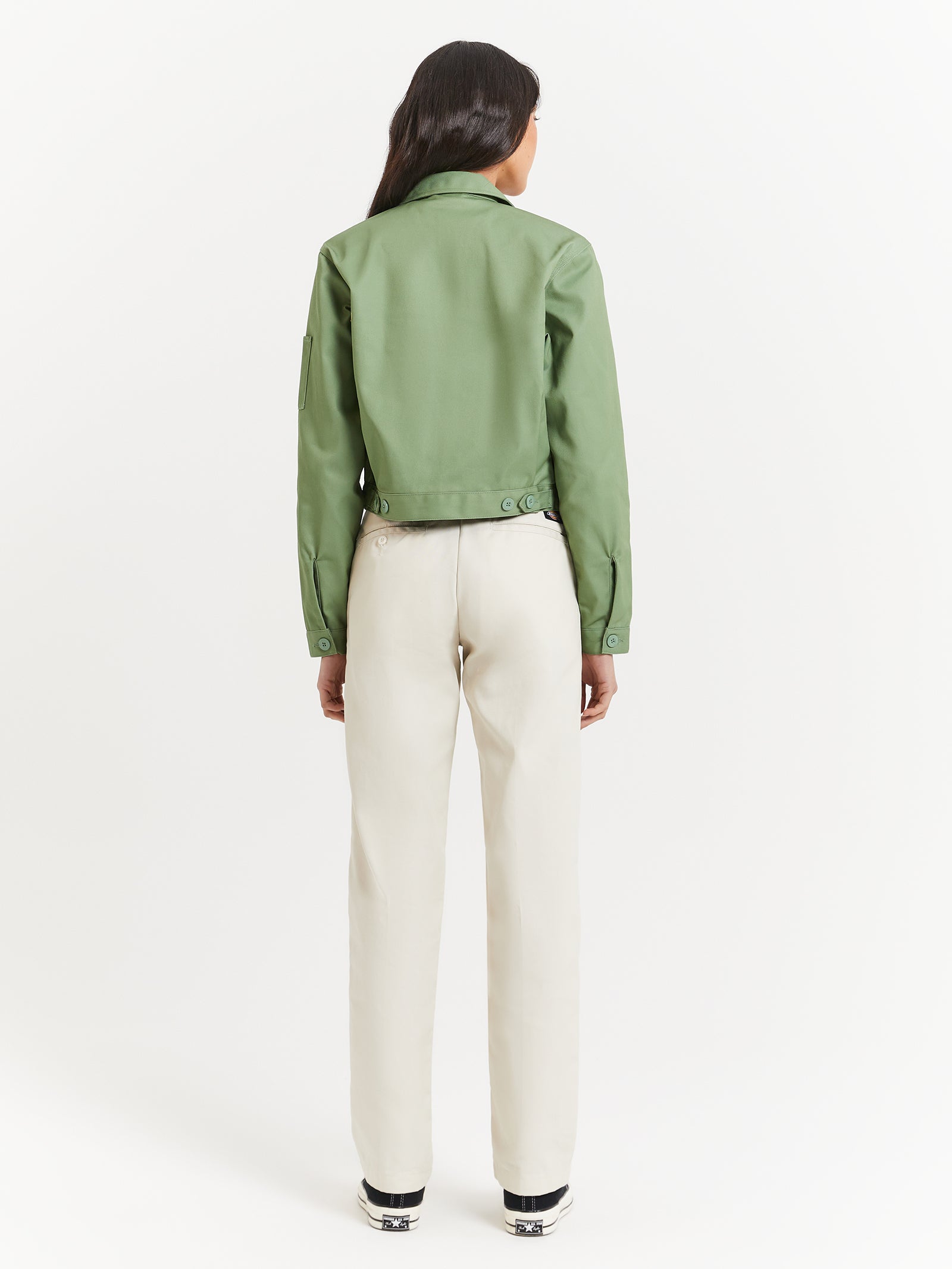 Dickies Eisenhower Cropped Jacket in Jade Green Jade | Glue Store