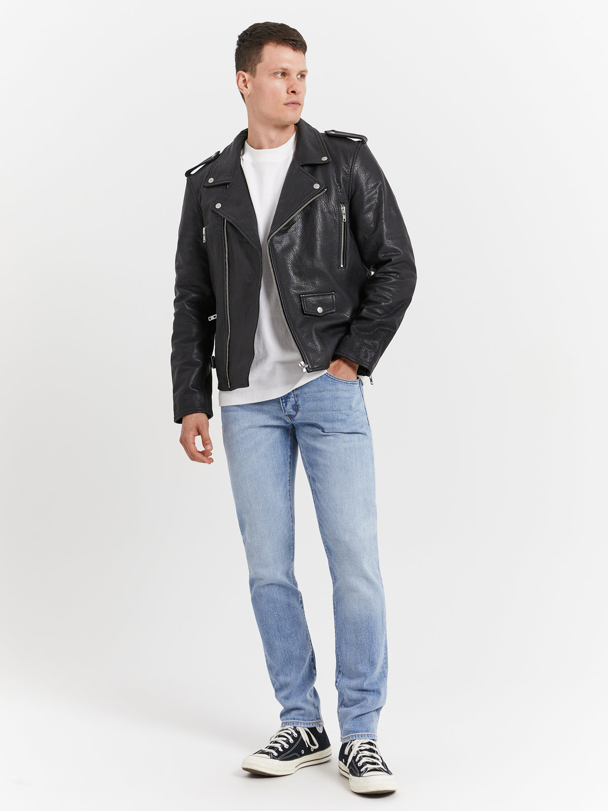 Neuw Meyer Biker Jacket in Black | Black