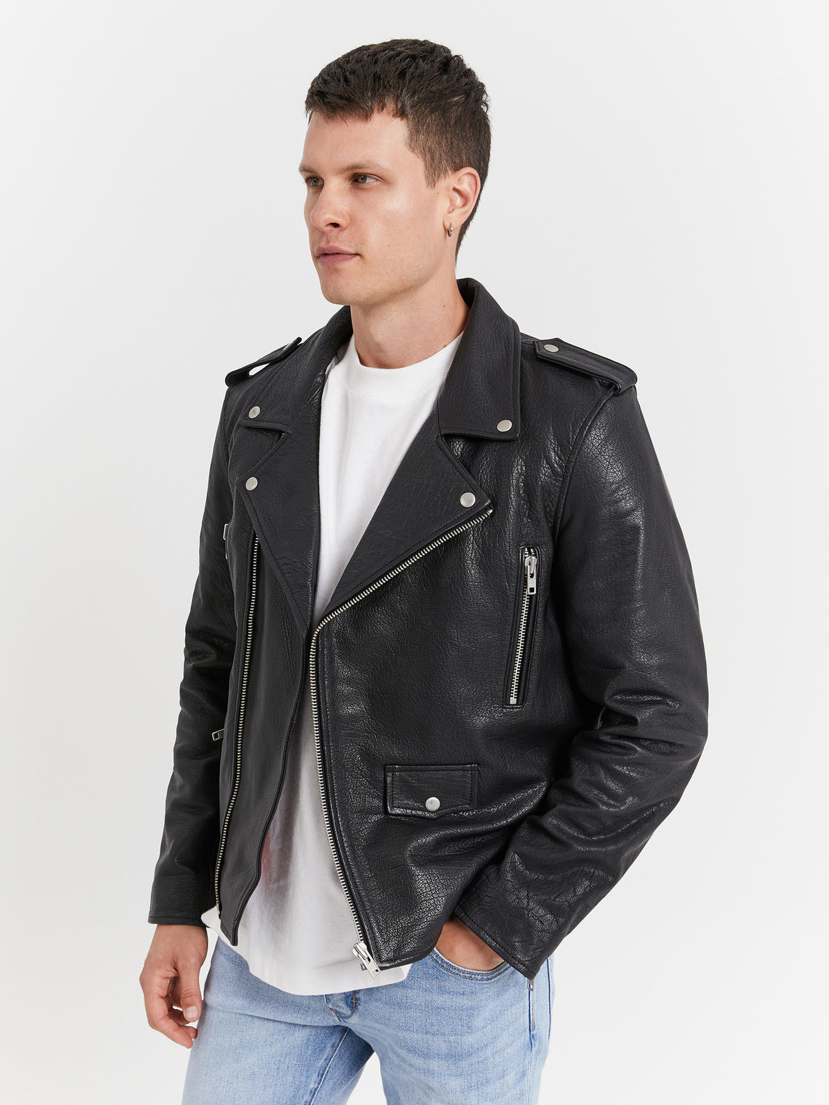 Neuw Meyer Biker Jacket in Black | Black