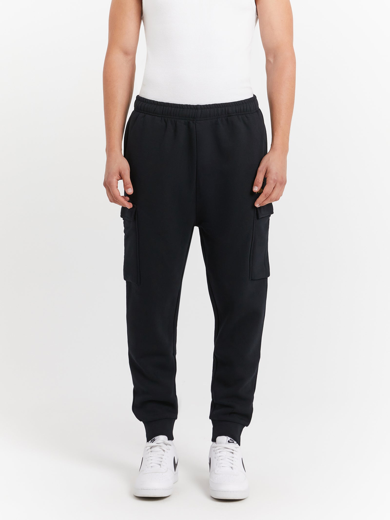 Sportswear Club Fleece Joggers in Dark Grey - Glue Store