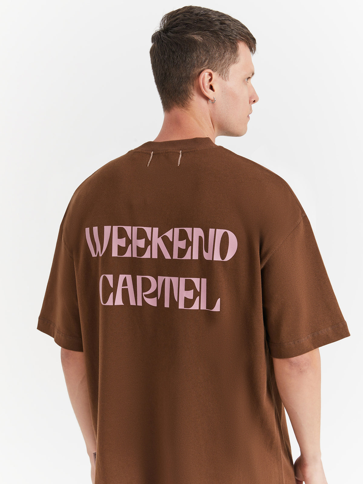 Weekend Cartel Ringleader T-Shirt in Mahogany | Mahogany