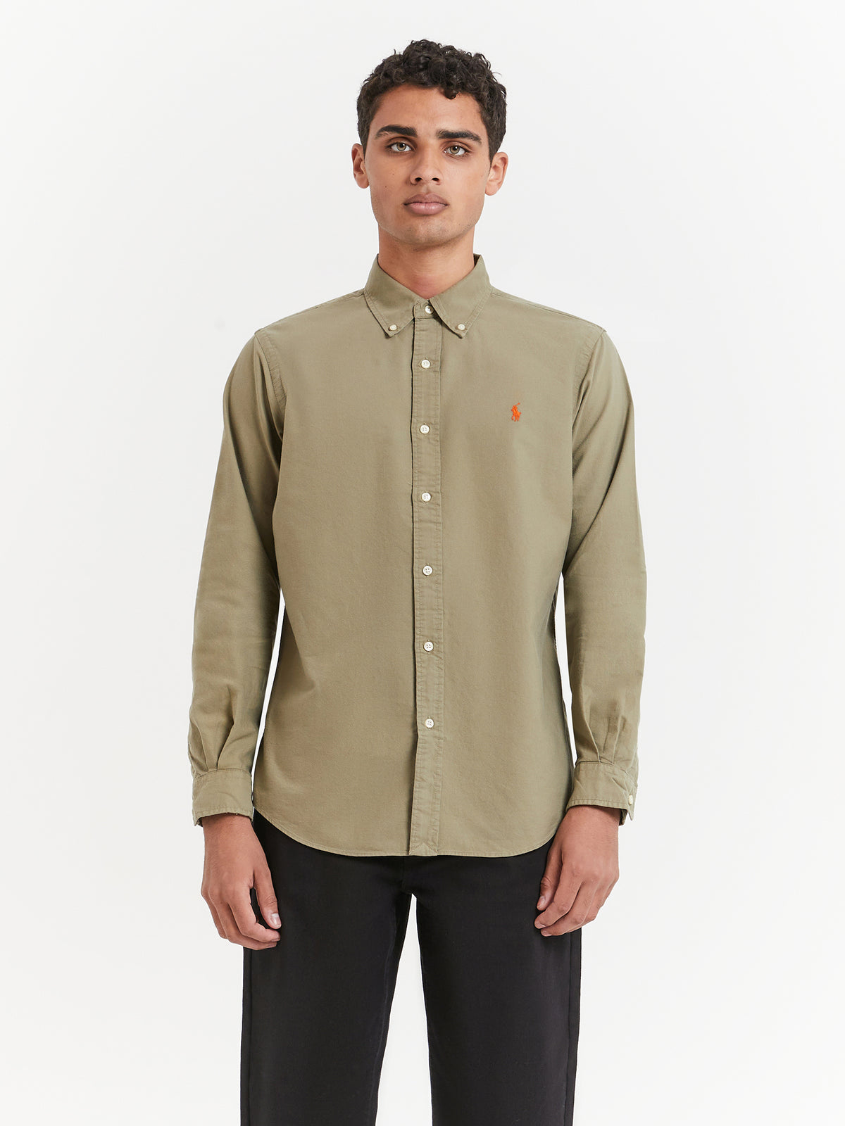 Polo Ralph Lauren 40/1 GD Oxford Shirt in Sage | Sage