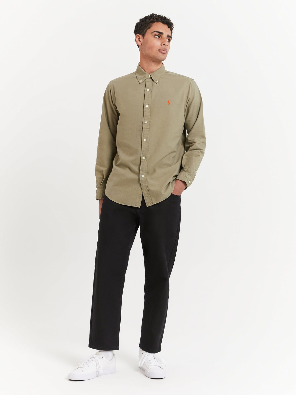 Polo Ralph Lauren 40/1 GD Oxford Shirt in Sage | Sage