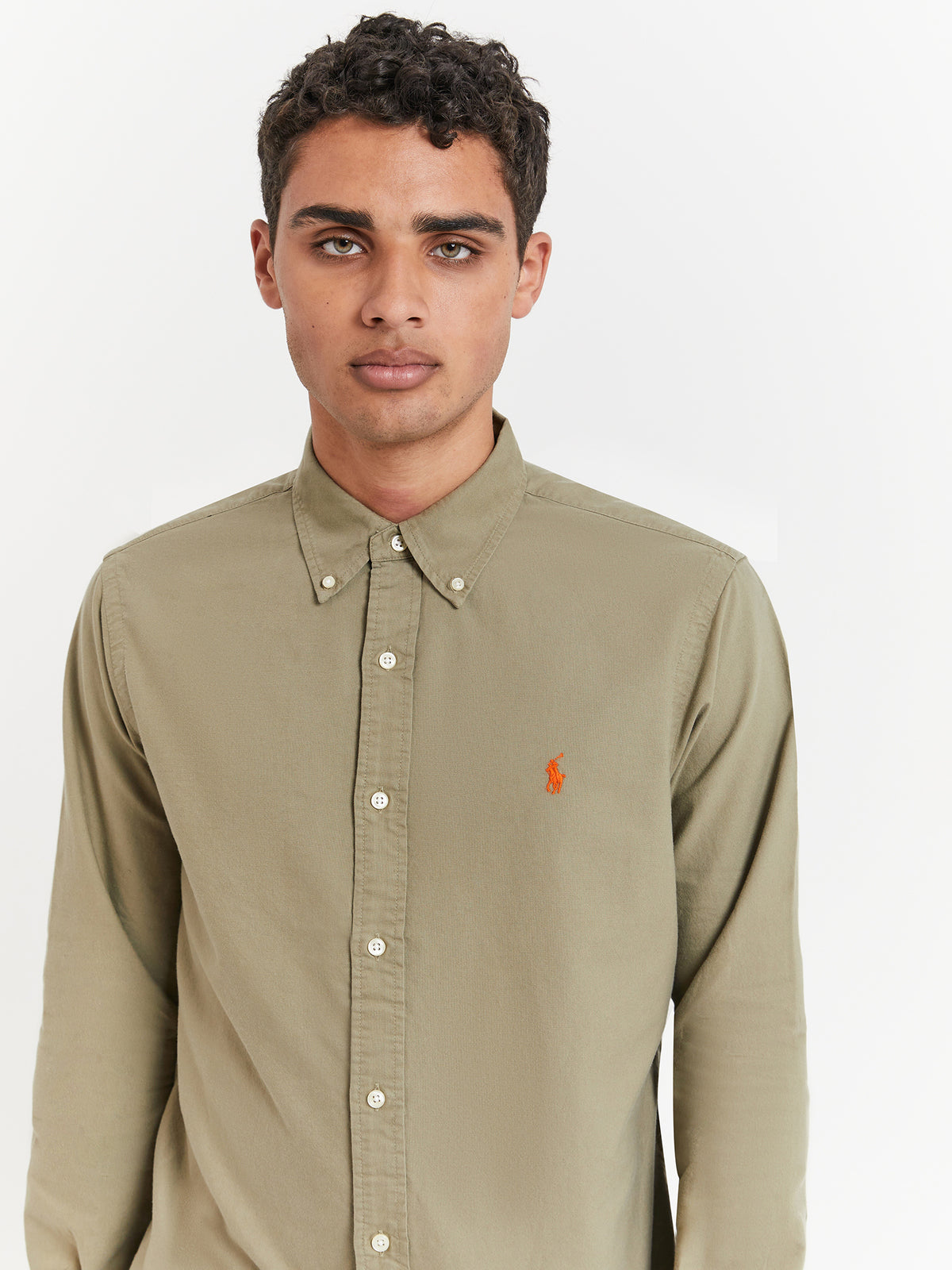 Polo Ralph Lauren 40/1 GD Oxford Shirt in Sage | Sage