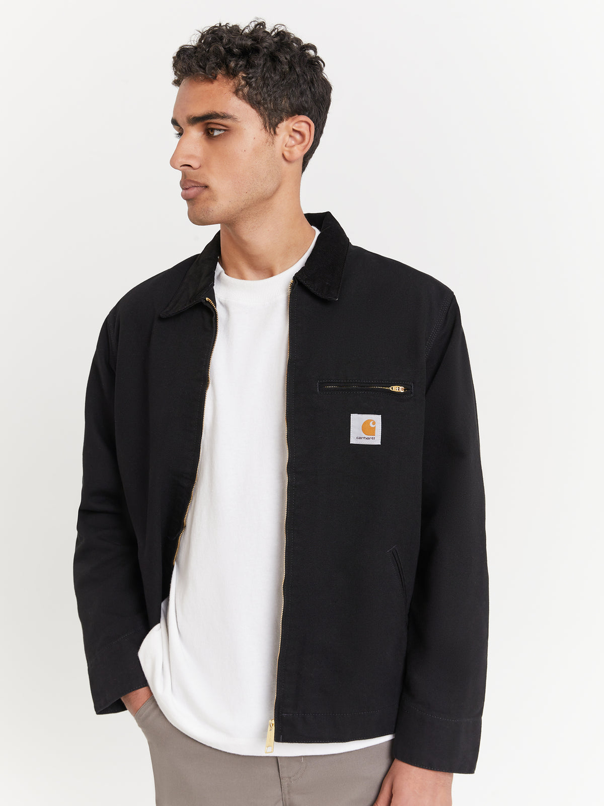 Carhartt Wip Detroit Jacket in Black | Black/Black