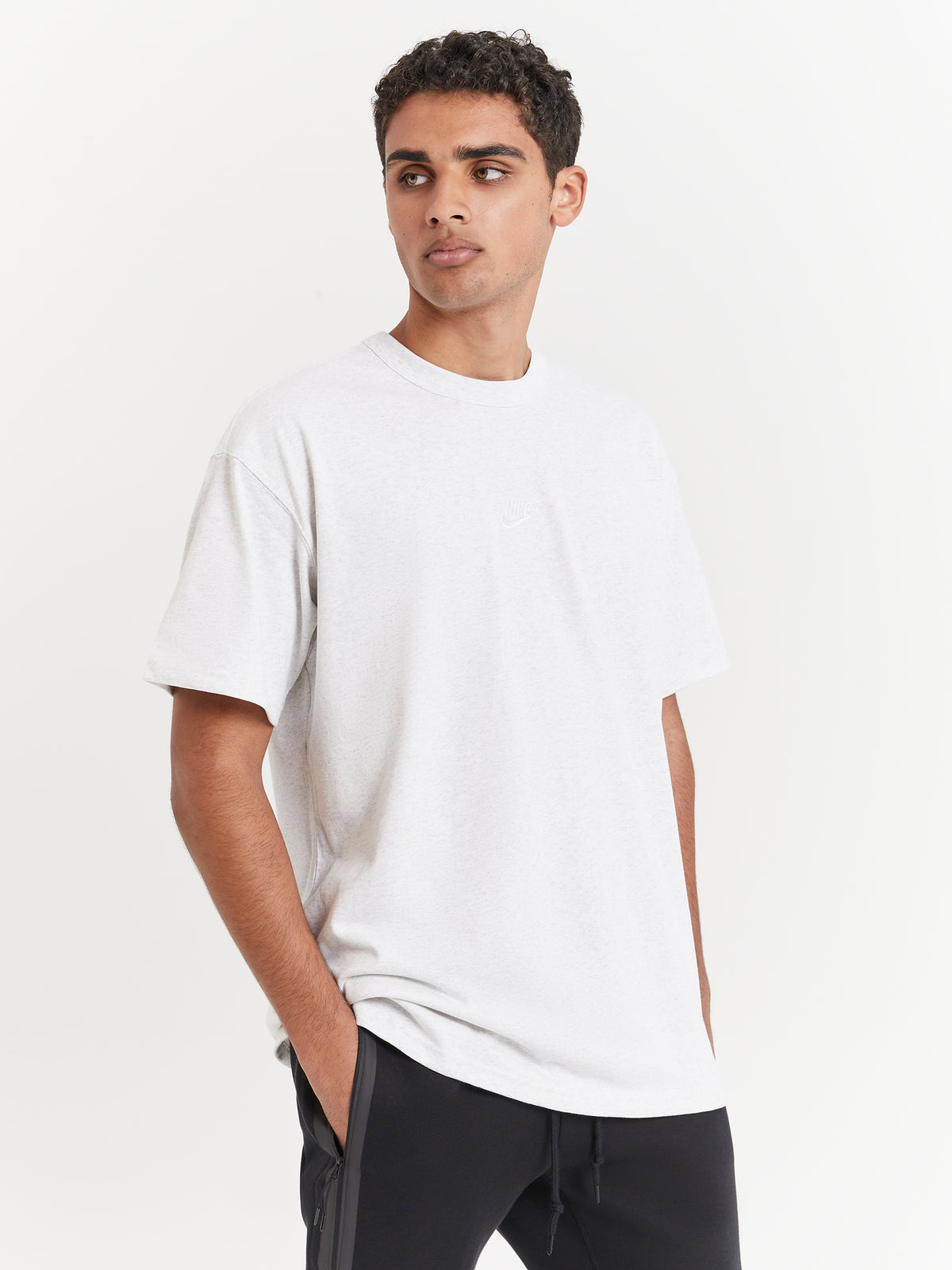 Nike Sportswear Premium Essentials T-Shirt in Birch Heather | Birch Heat