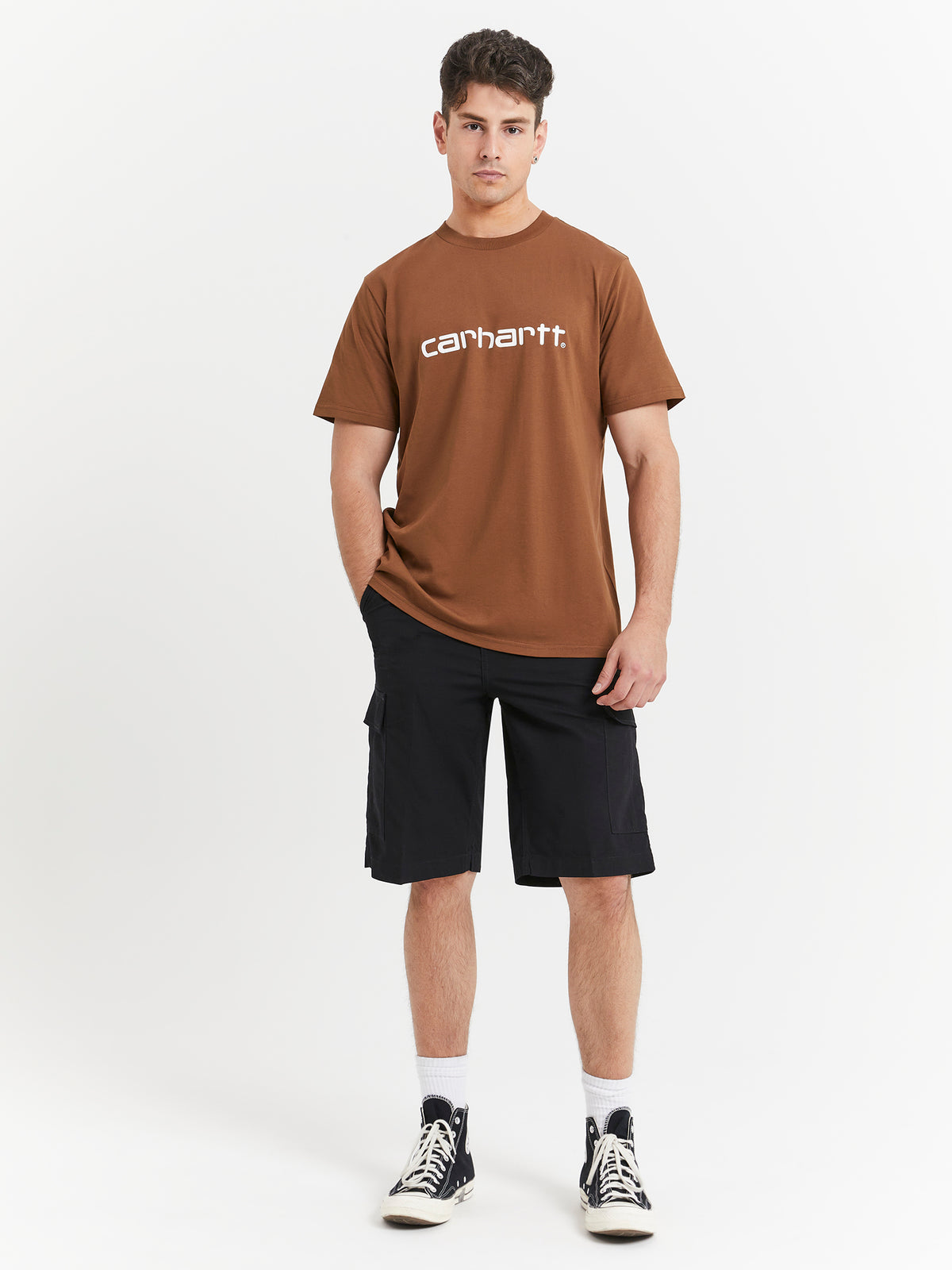 Carhartt Wip Regular Cargo Shorts in Black | Black