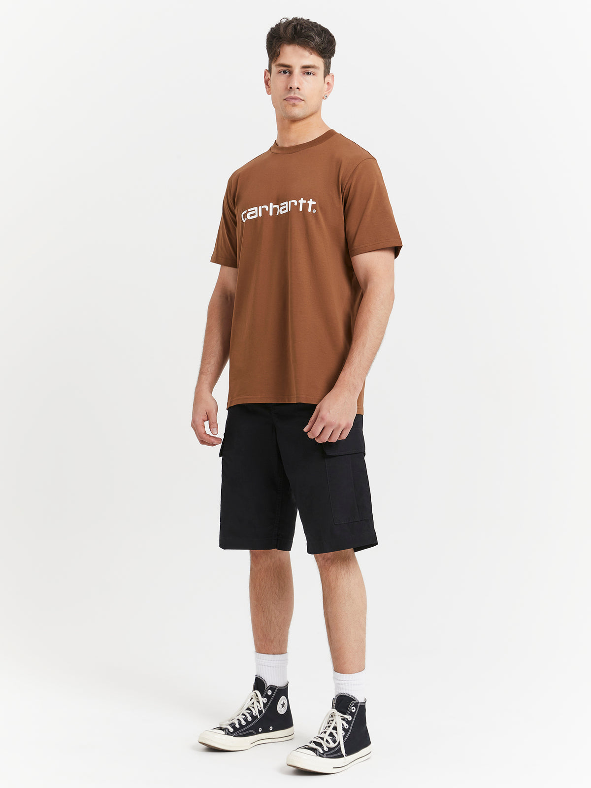 Carhartt Wip Regular Cargo Shorts in Black | Black