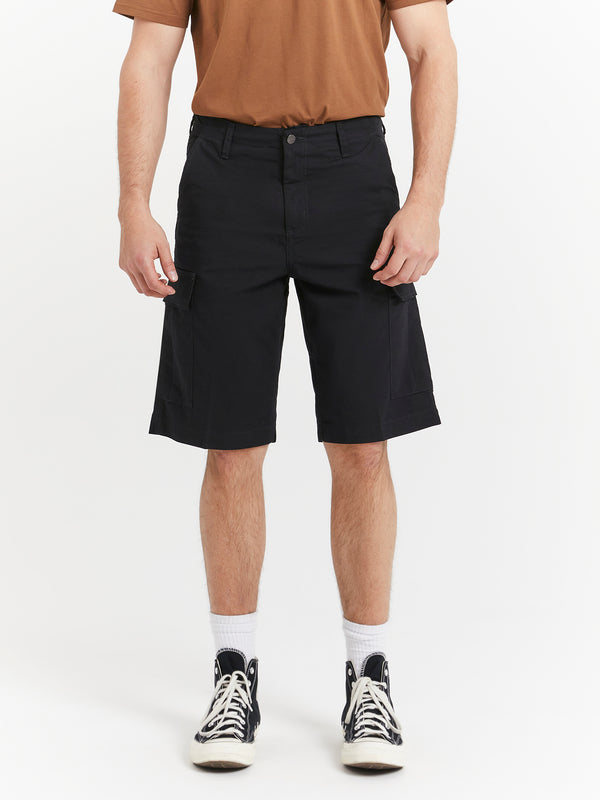 Carhartt wip Regular Cargo Shorts in Black Black | Glue Store