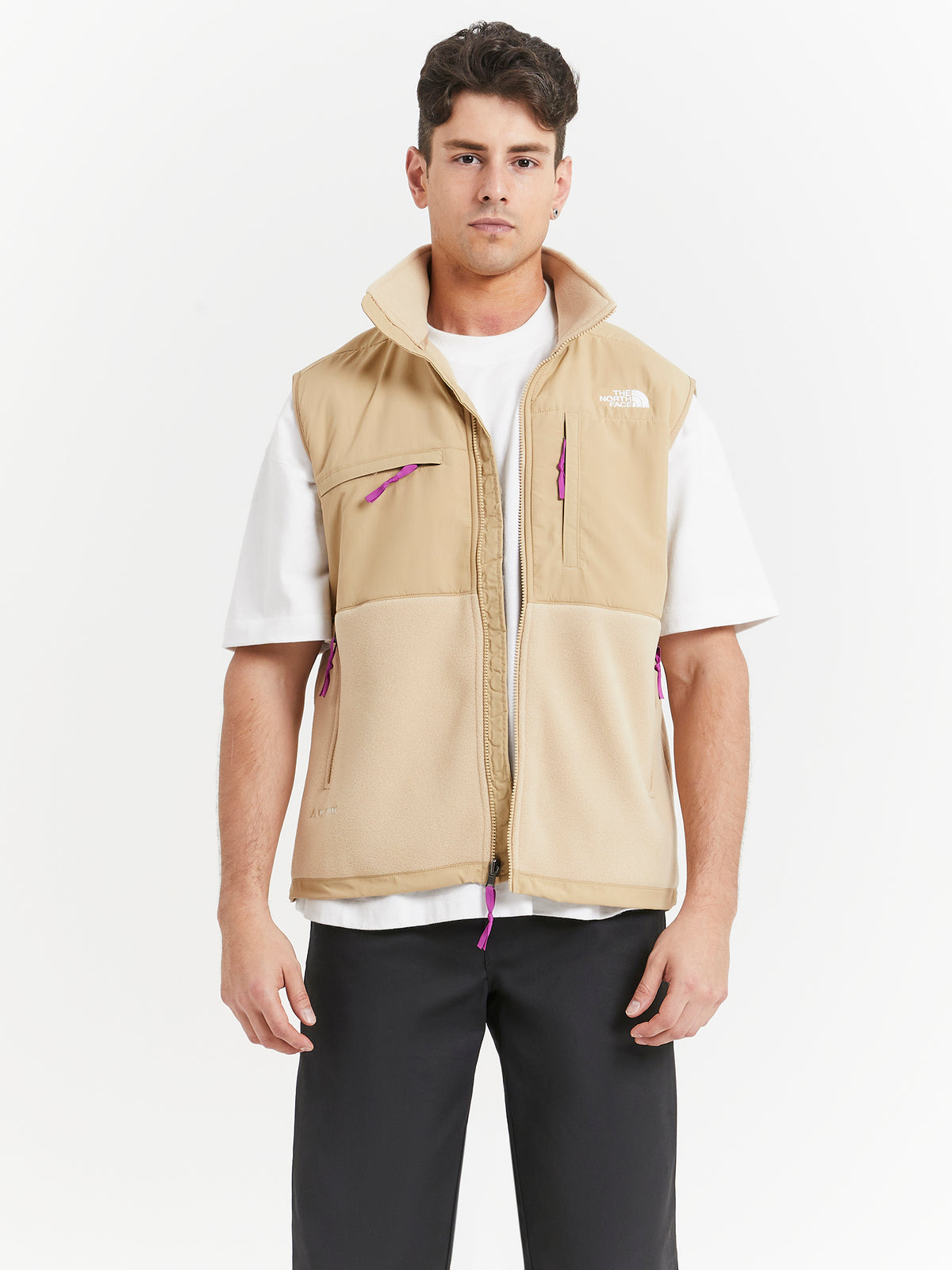 The North Face Denali Vest in Khaki | Khaki