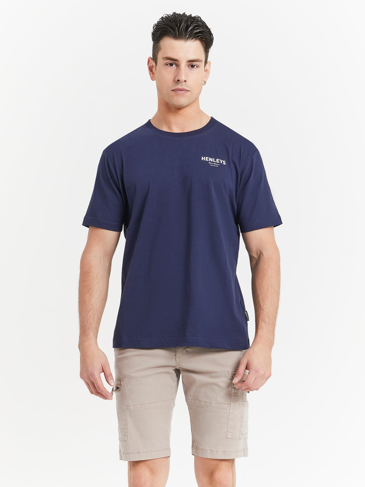 Henleys Contender T-Shirt in Navy | Navy