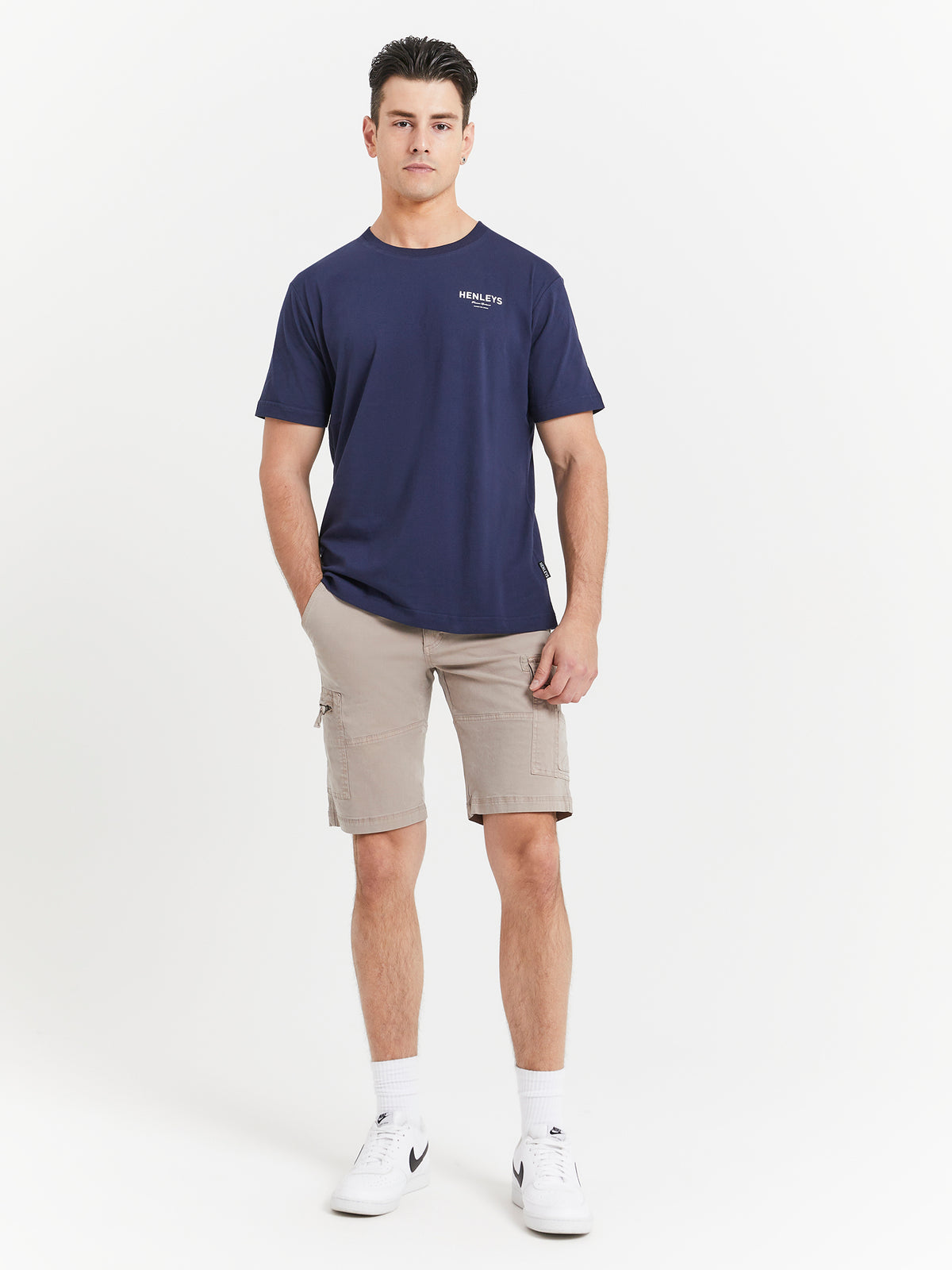 Henleys Leon Shorts in Pewter | Pewter