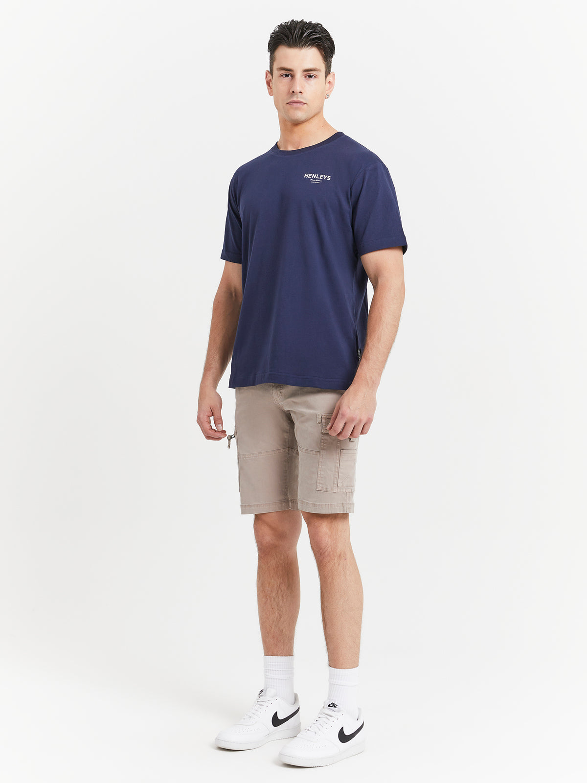 Henleys Leon Shorts in Pewter | Pewter