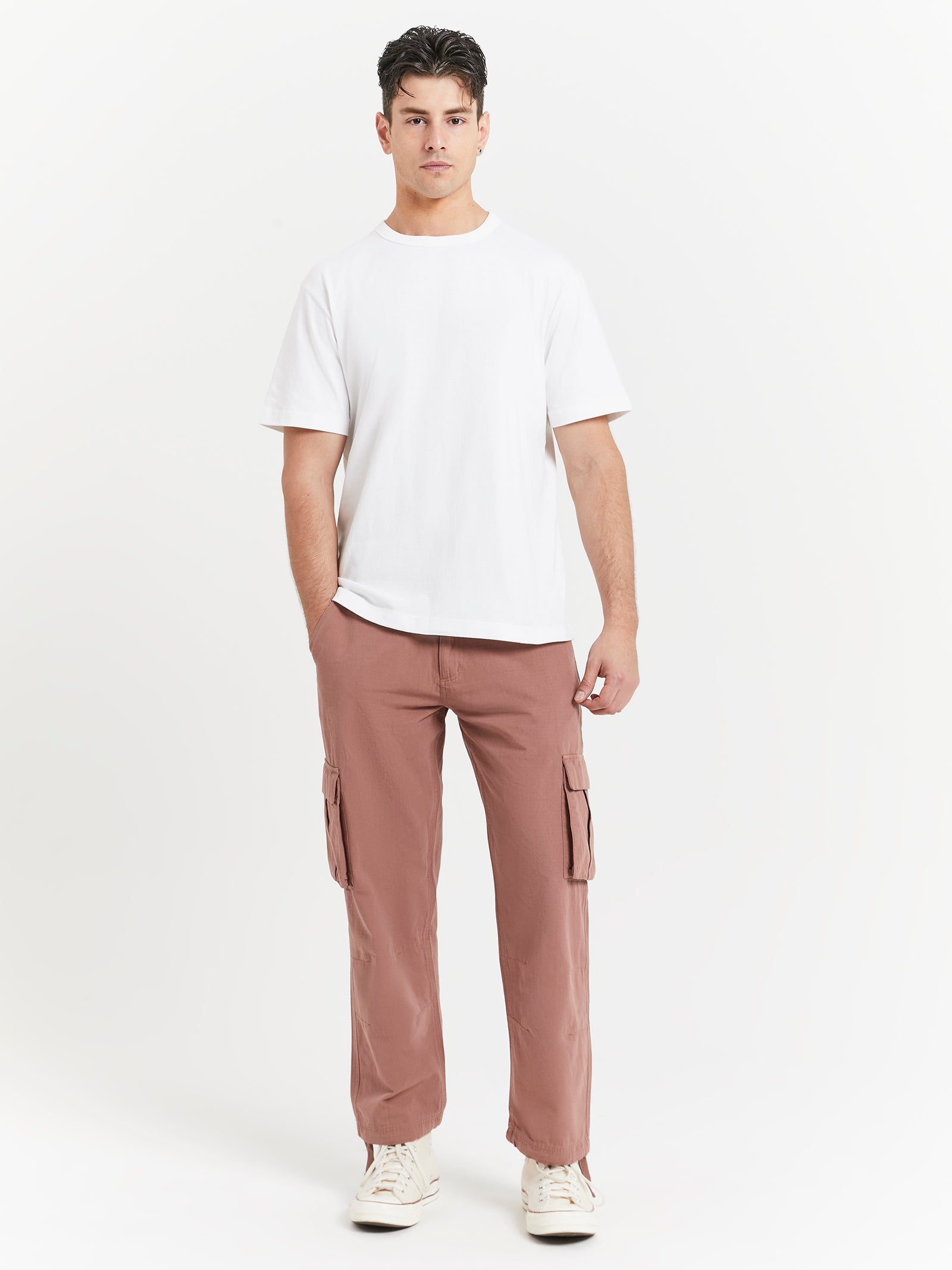 Wyatt Cargo Pants in Pepper