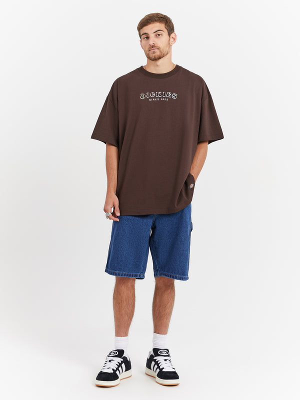 Dickies Cleaver T-Shirt in Brown Brown | Glue Store