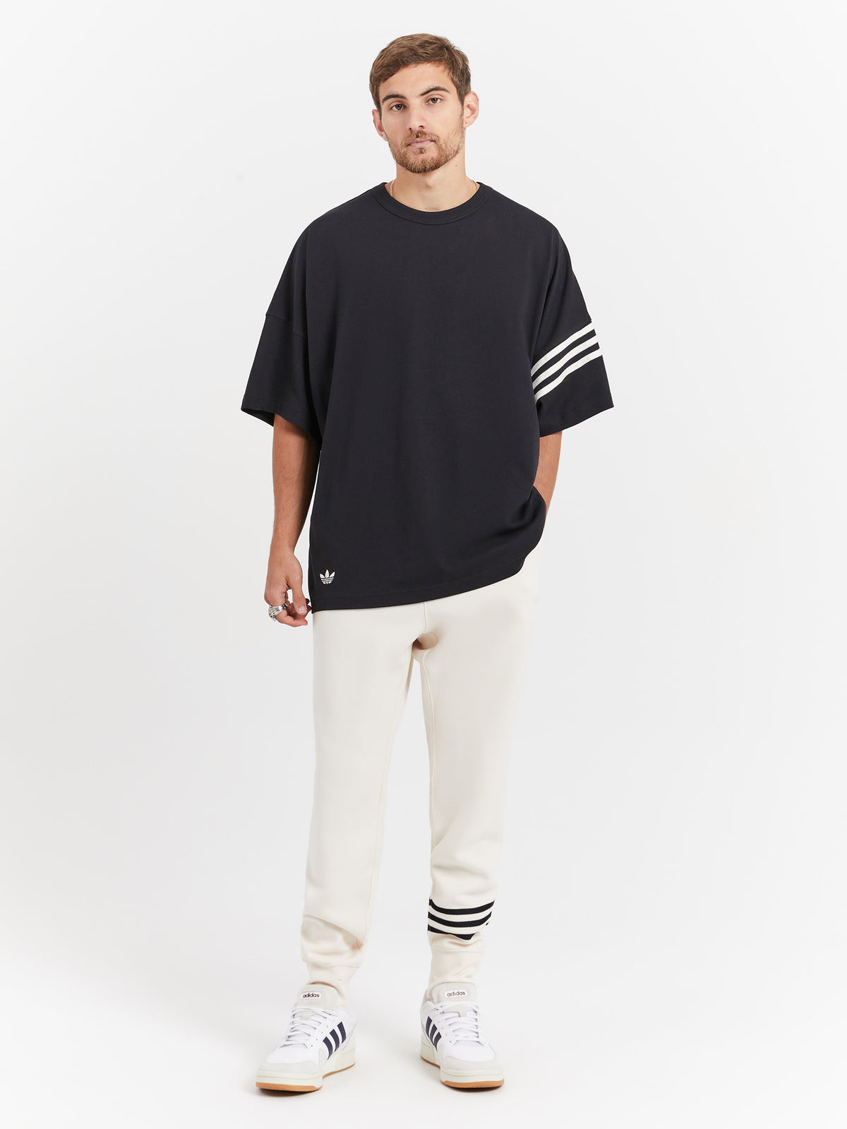 Adidas Adicolor Neuclassics Sweatpants in Wonder White | Wonder White