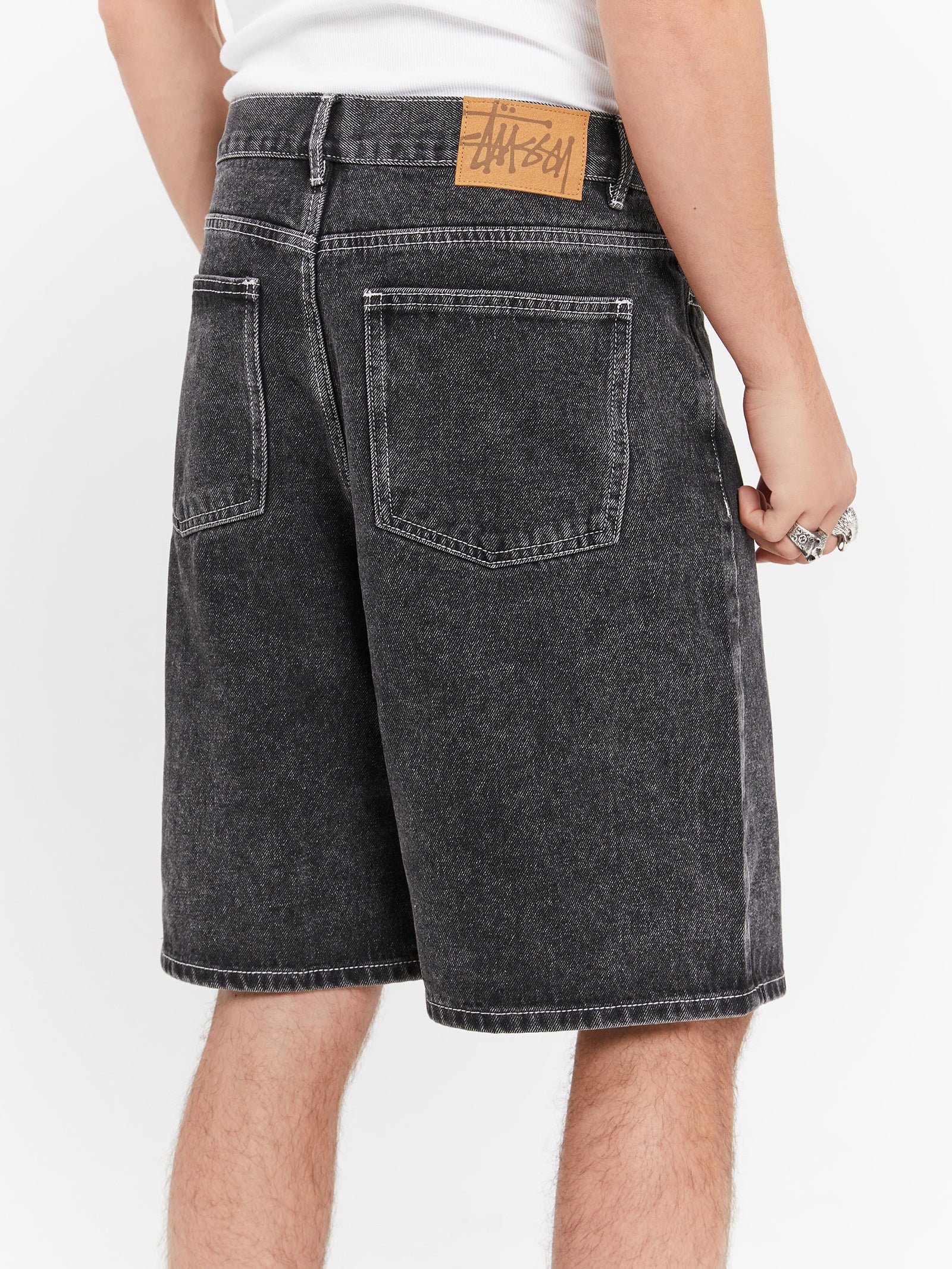 Stussy big discount ol shorts black