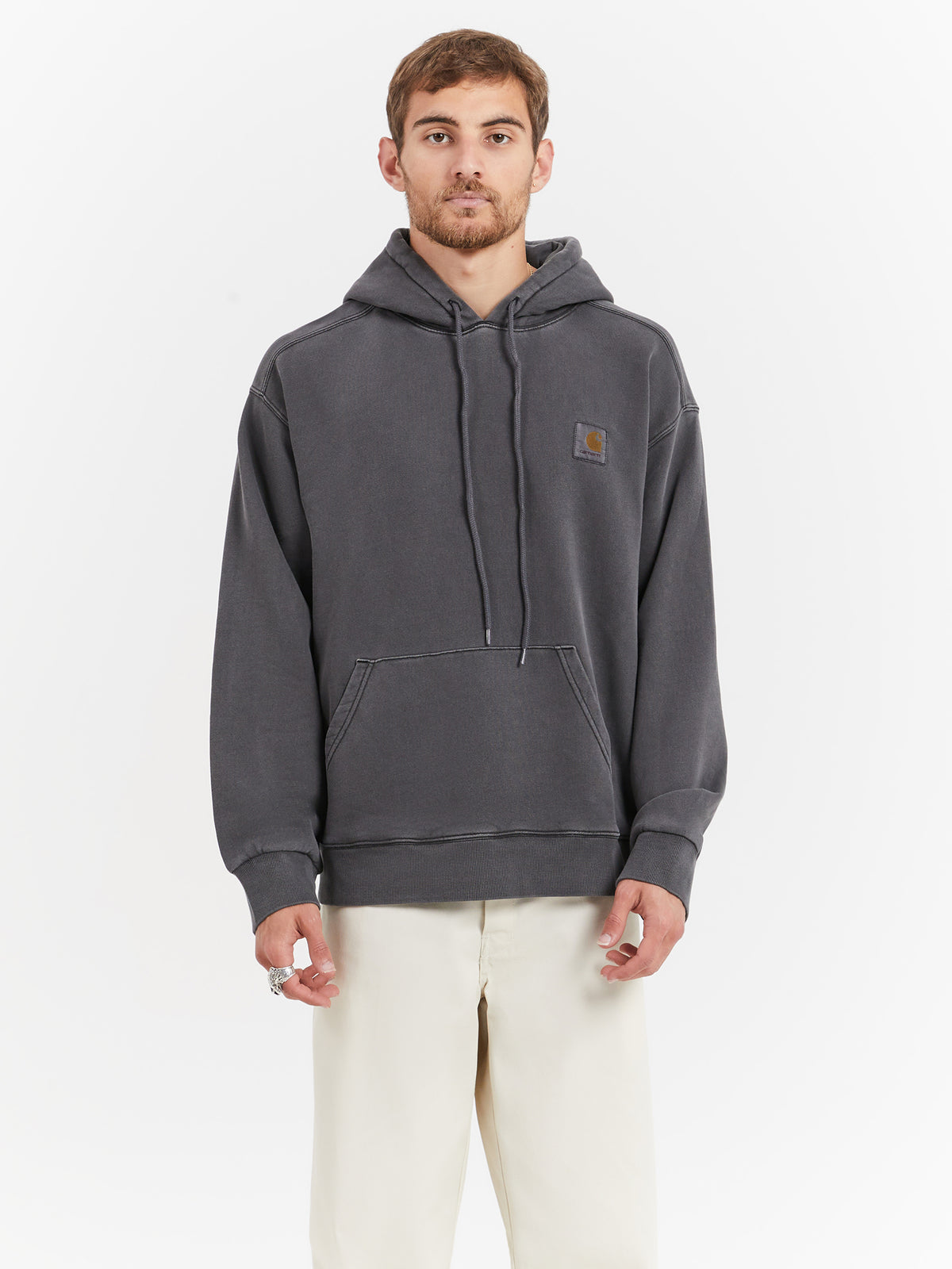 Carhartt Wip Hooded Nelson Sweat in Black | Black