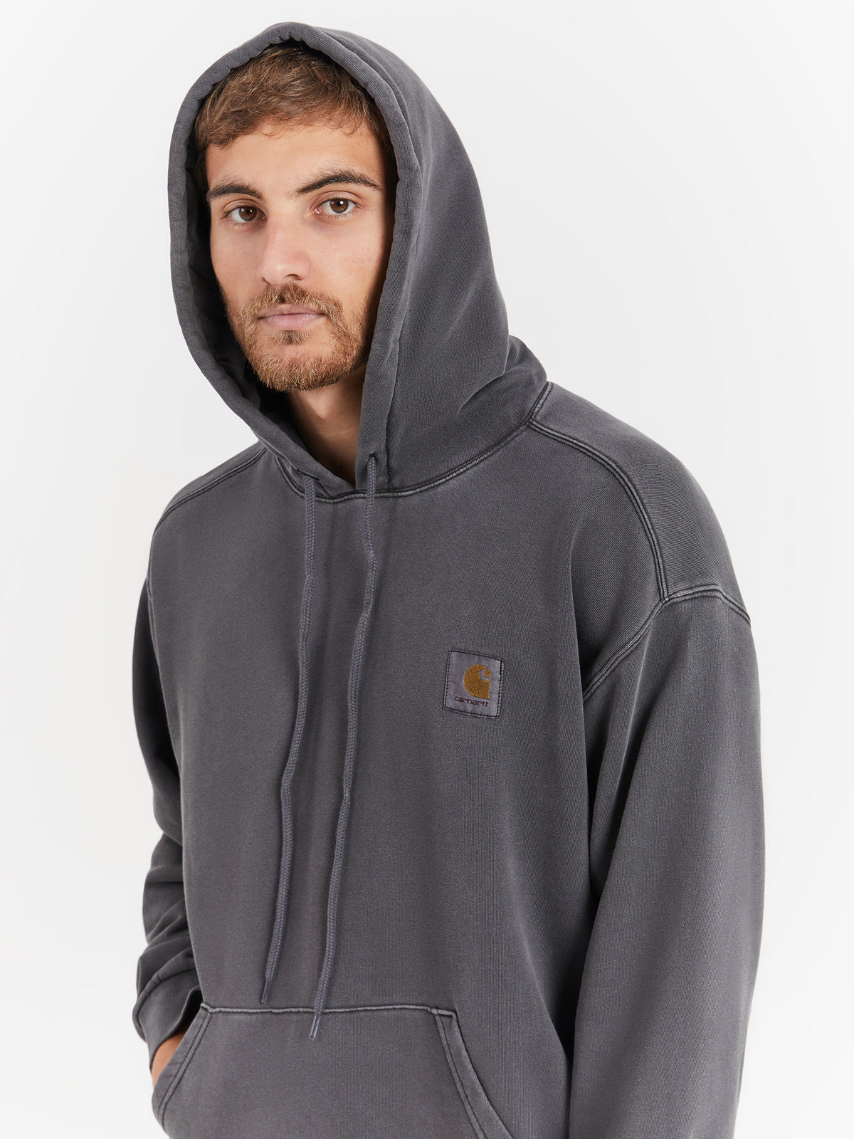 Carhartt Wip Hooded Nelson Sweat in Black | Black