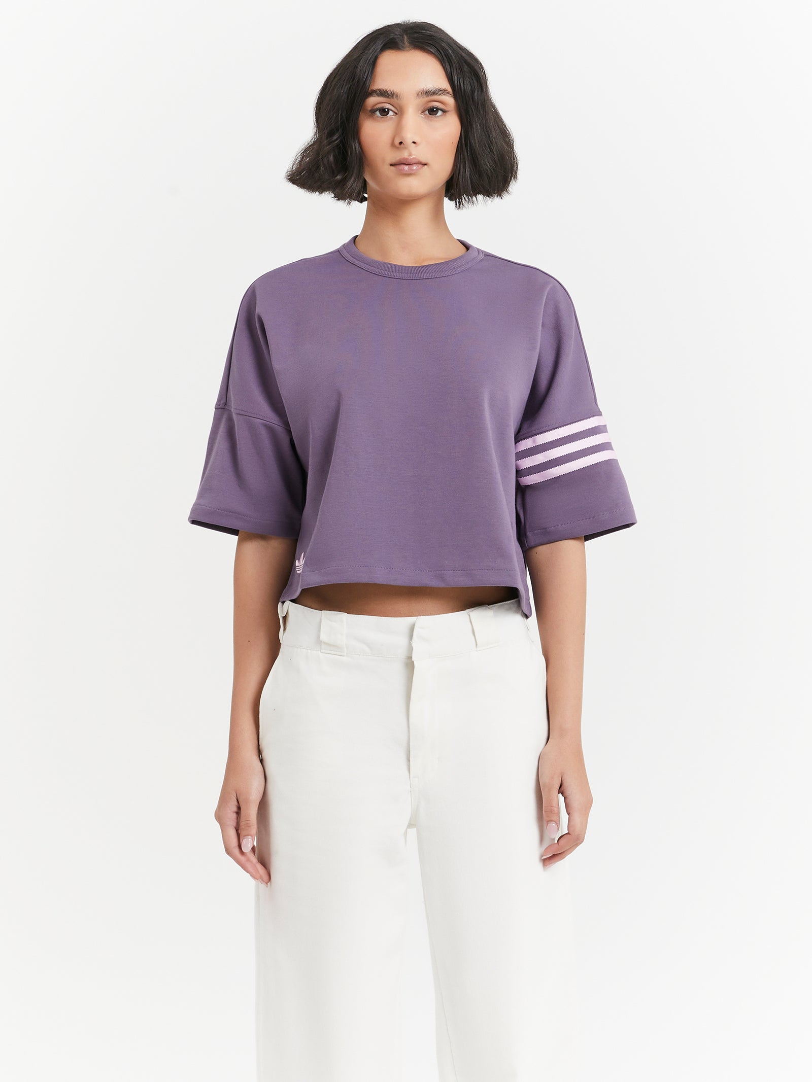 Adicolor Neuclassics T-Shirt in Shadow Violet