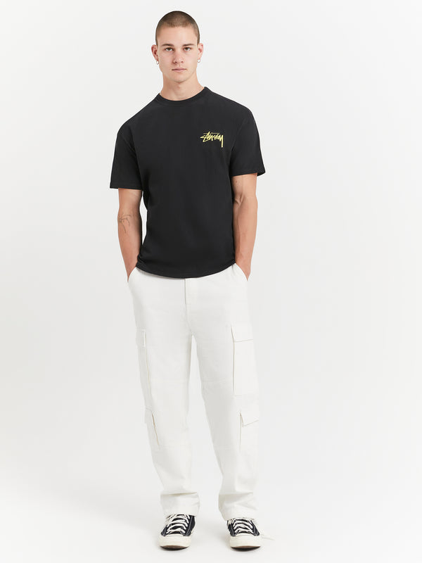 Stussy Elation Heavyweight T-Shirt in Black Black | Glue Store