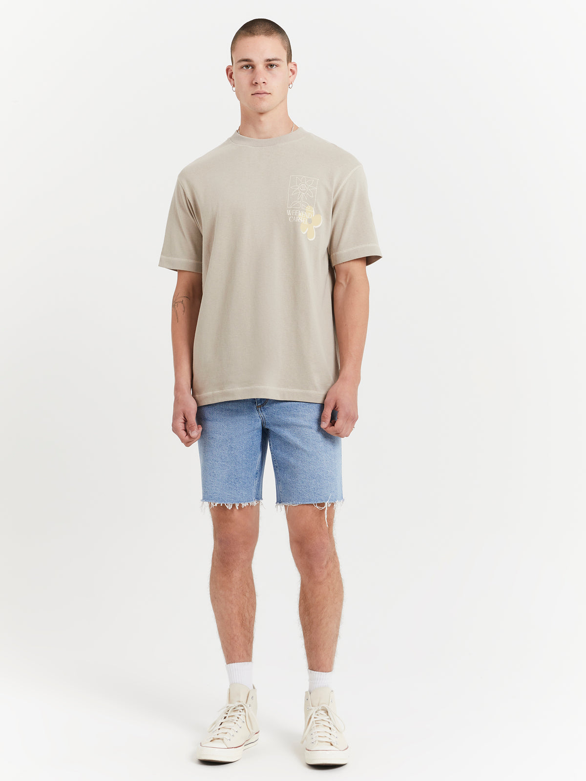 Weekend Cartel Free Spirit T-Shirt in Taupe | Taupe