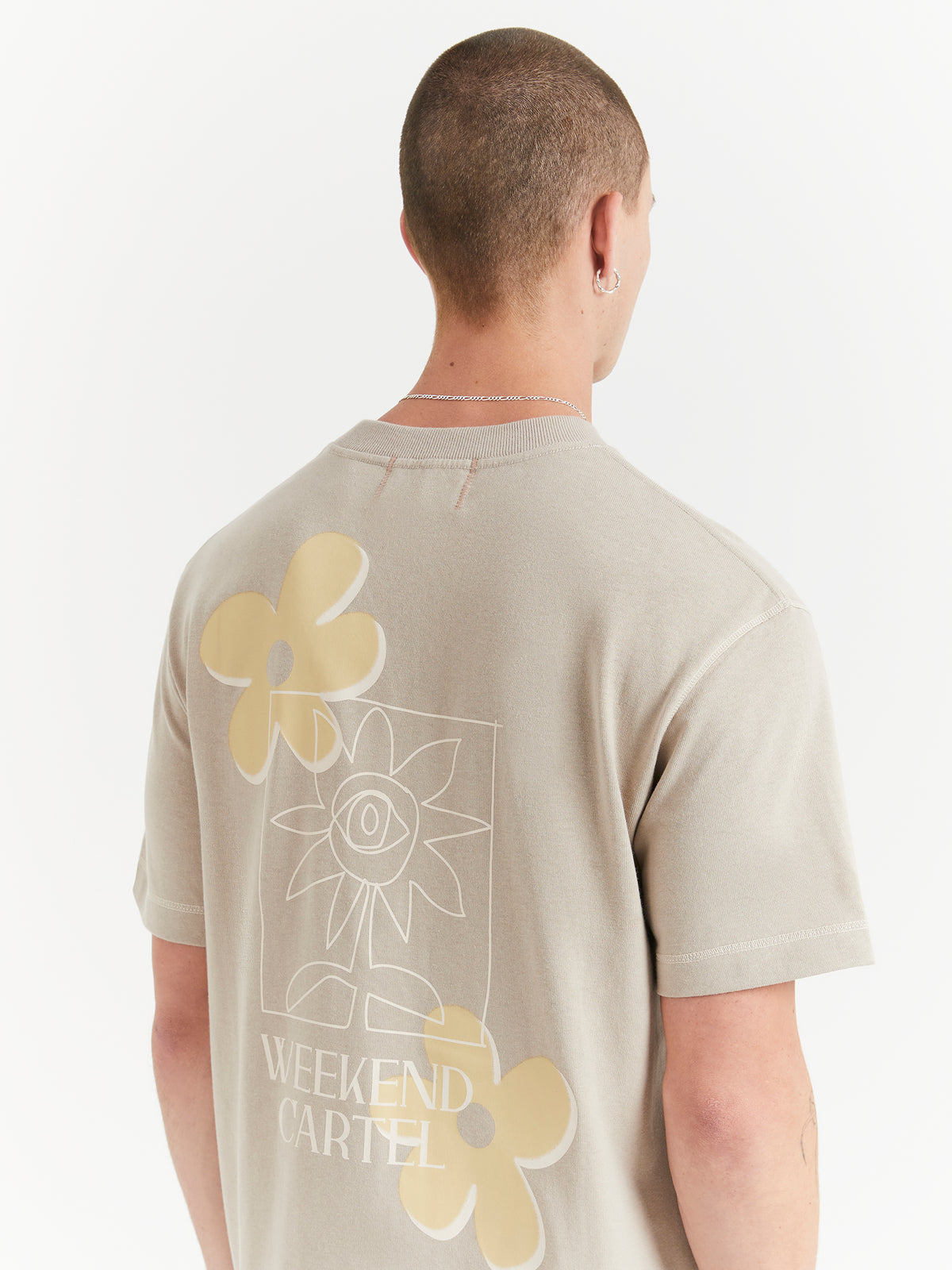 Weekend Cartel Free Spirit T-Shirt in Taupe | Taupe