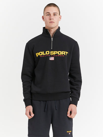 Polo Sport Fleece Sweater in Polo Black & Gold