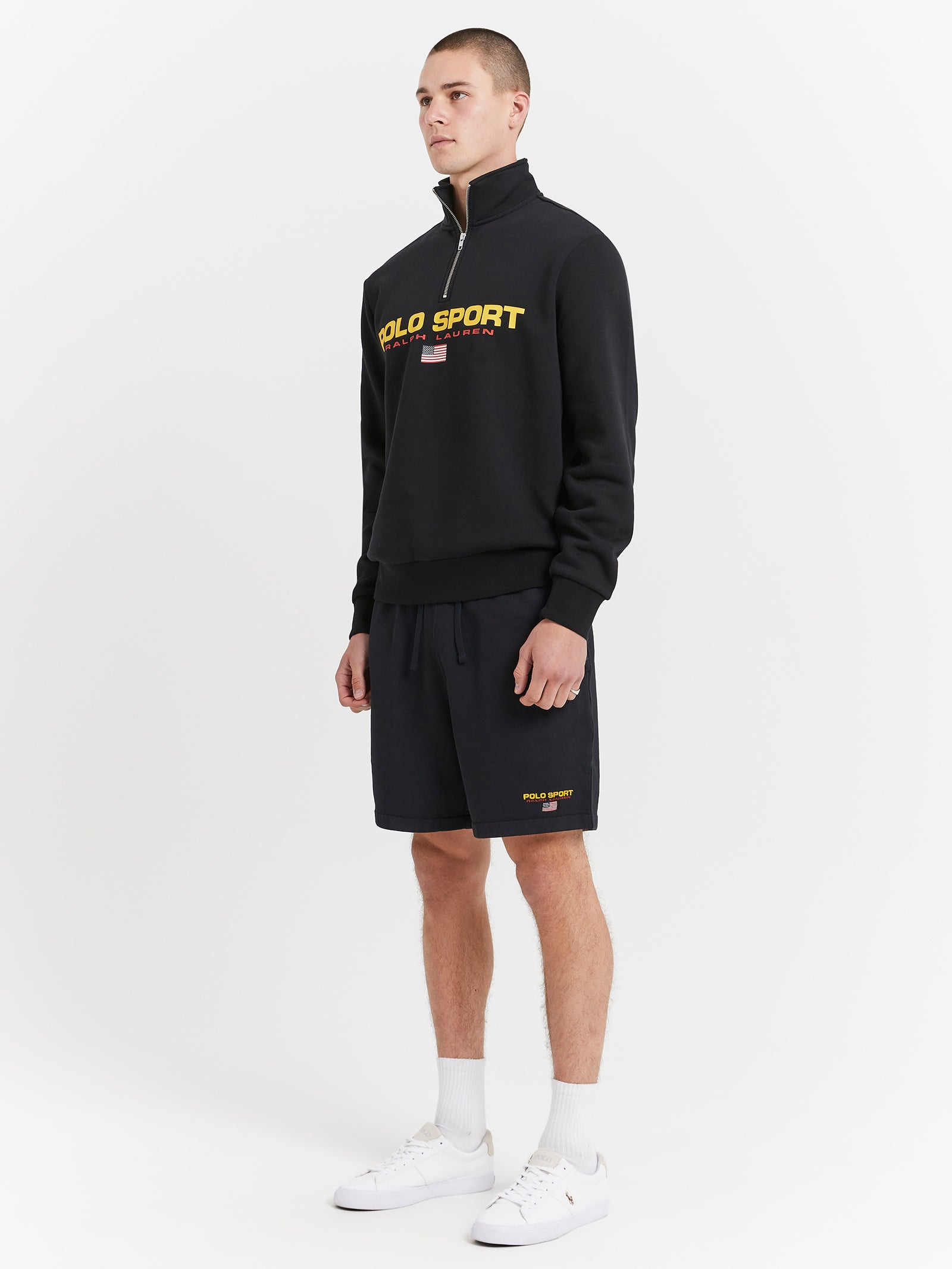 Polo Sport Fleece Shorts in Polo Black