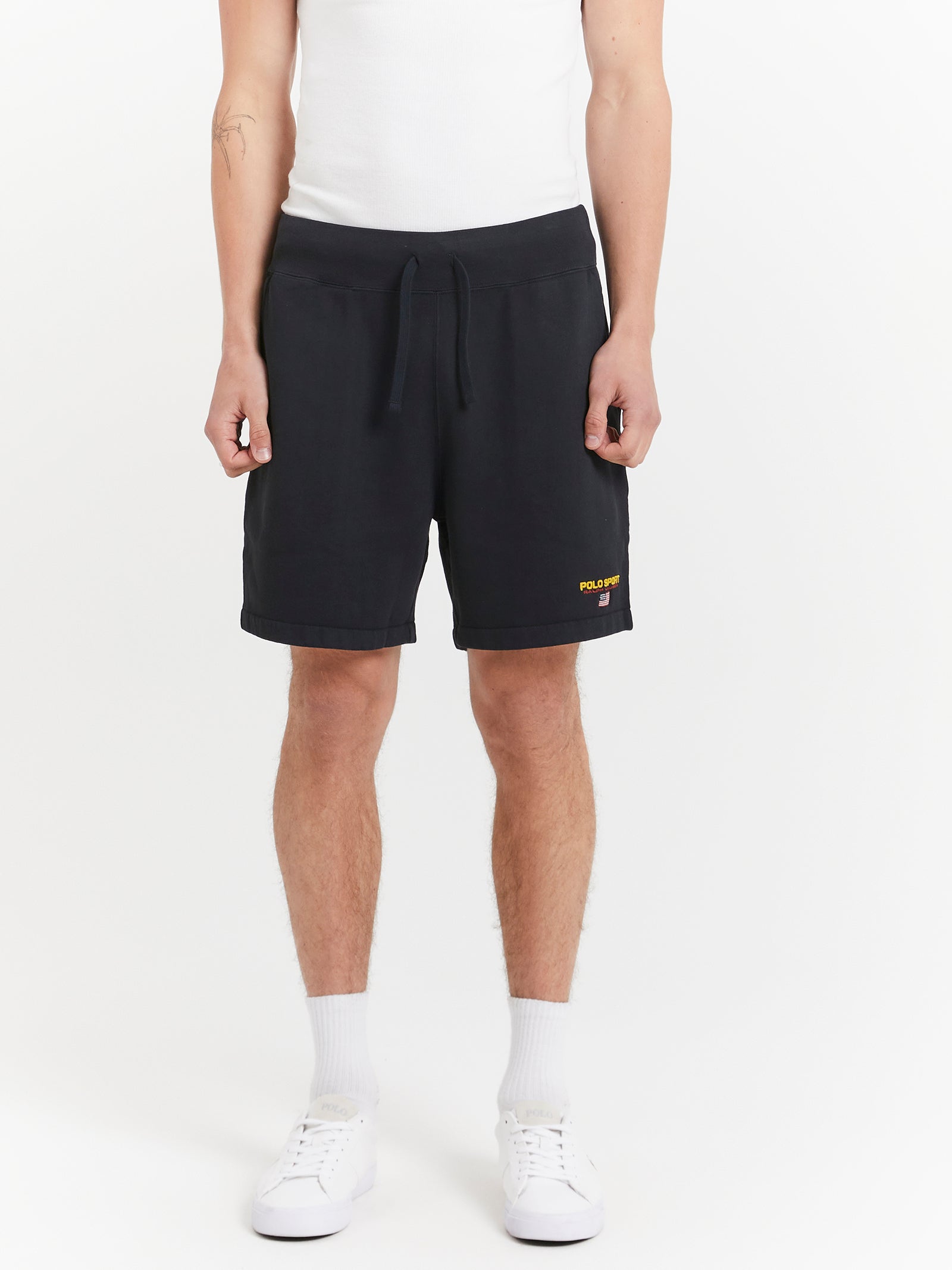 Polo Sport Fleece Shorts in Polo Black