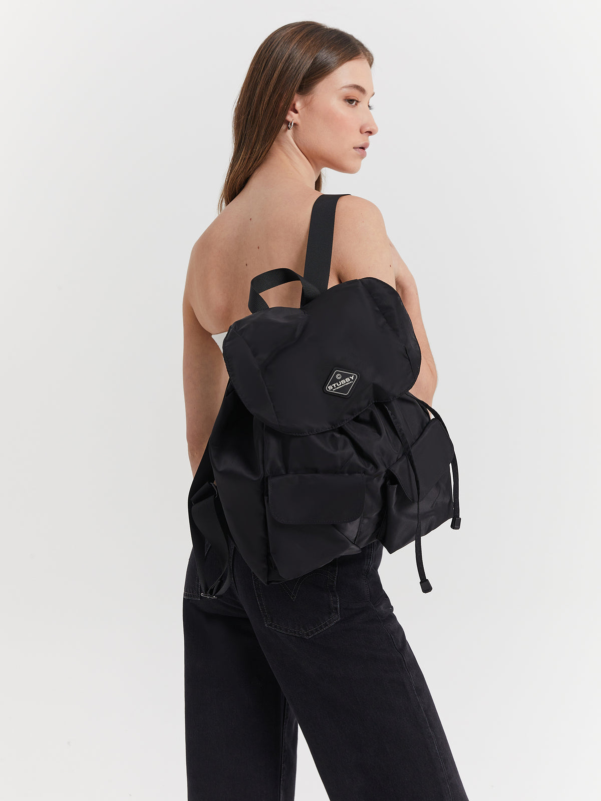 Stussy International Backpack in Black | Black