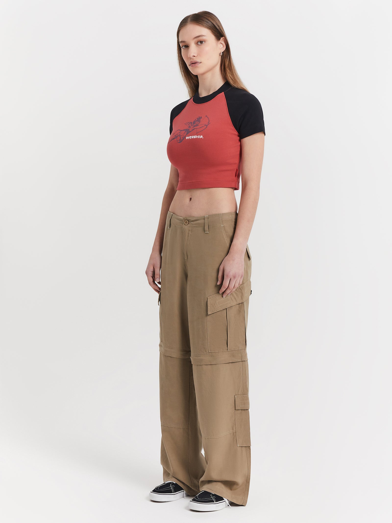 Recreation Zip-Off Cargo Pants in Sandy Taupe - Glue Store