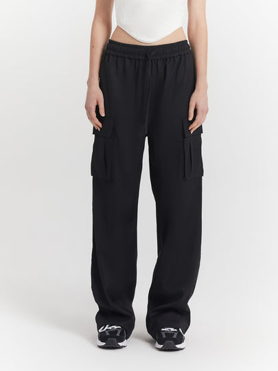 Keiran Cargo Pants in Black