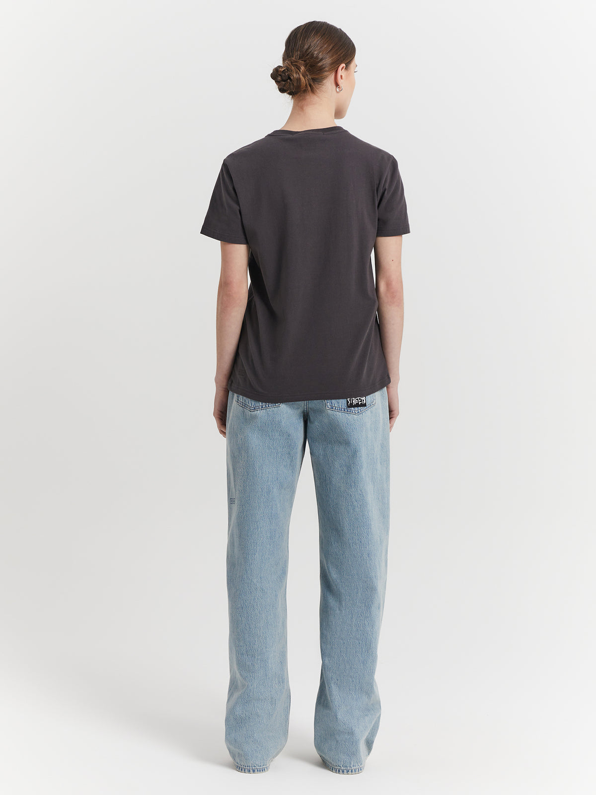 Ksubi Sott Graf Klassic Short Sleeve T-Shirt in Charcoal | Charcoal